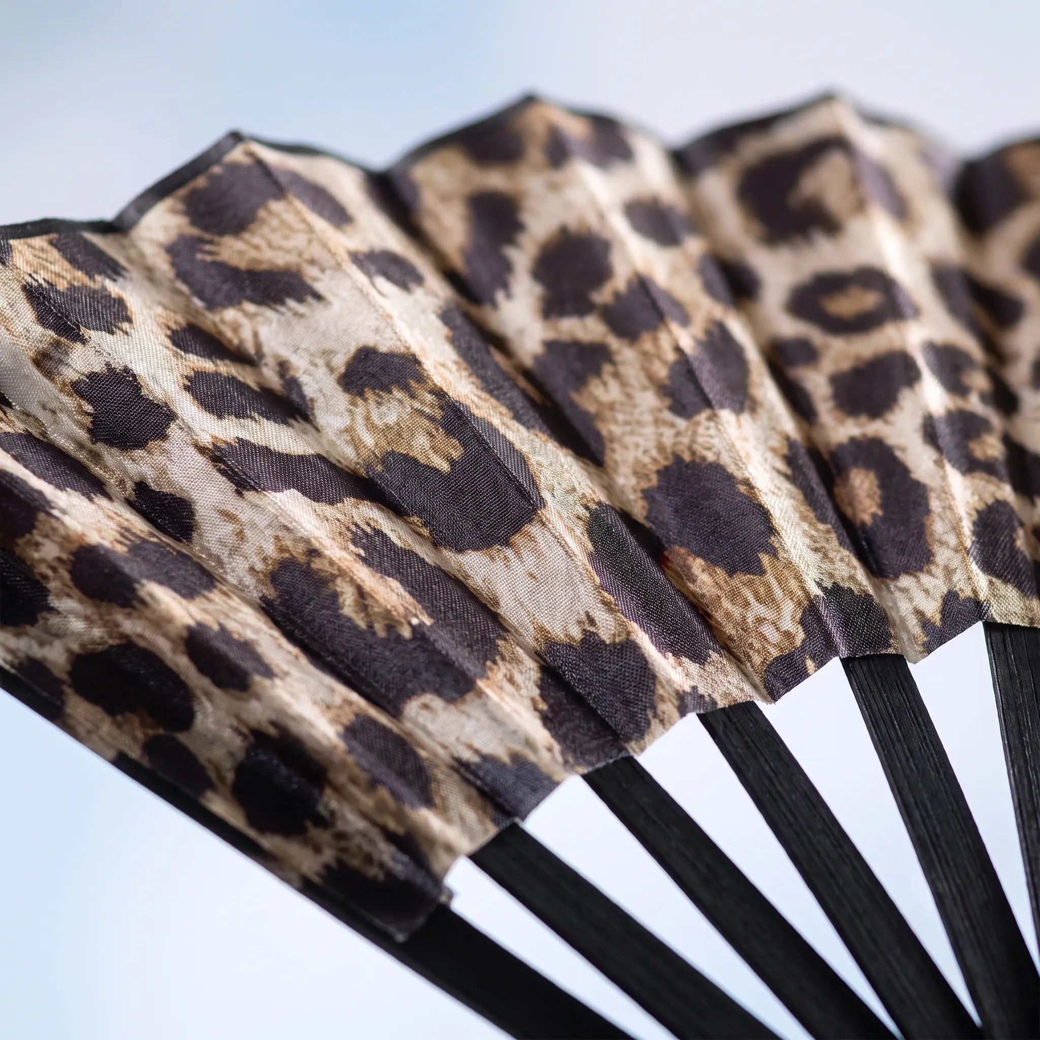 Nordspur | Fannix Leopard Print Hand Folding Fan
