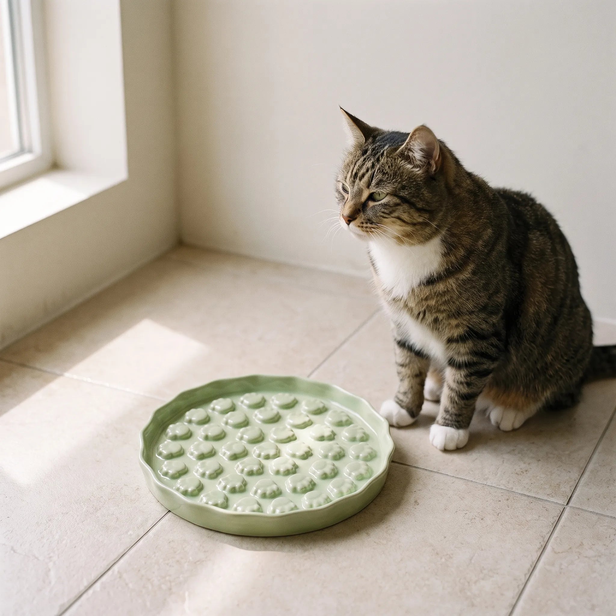 Nordspur | FelineDine Textured Slow Feeder Pet Bowl
