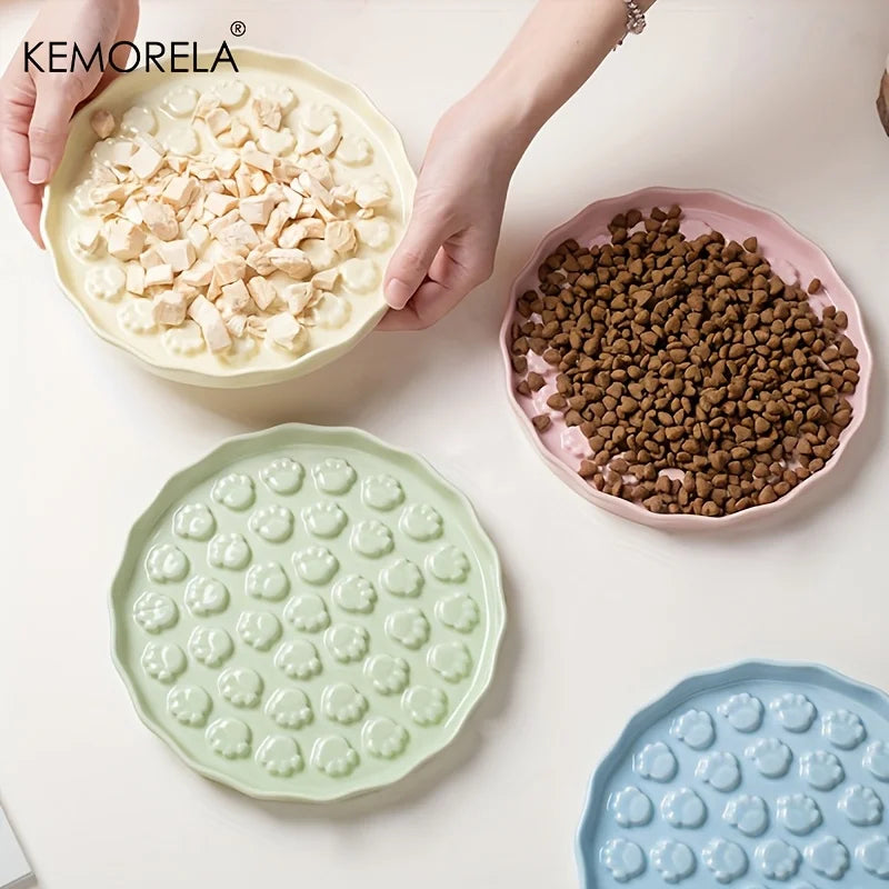 Nordspur | FelineDine Textured Slow Feeder Pet Bowl