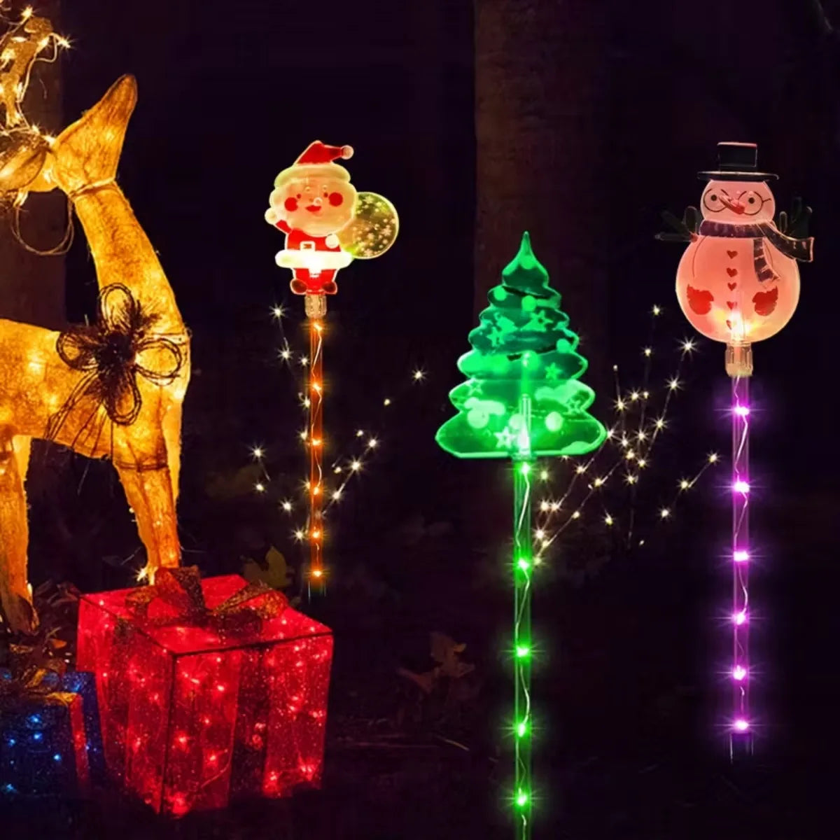 Nordspur | FestiGlow Festive Solar Pathway Stake Lights