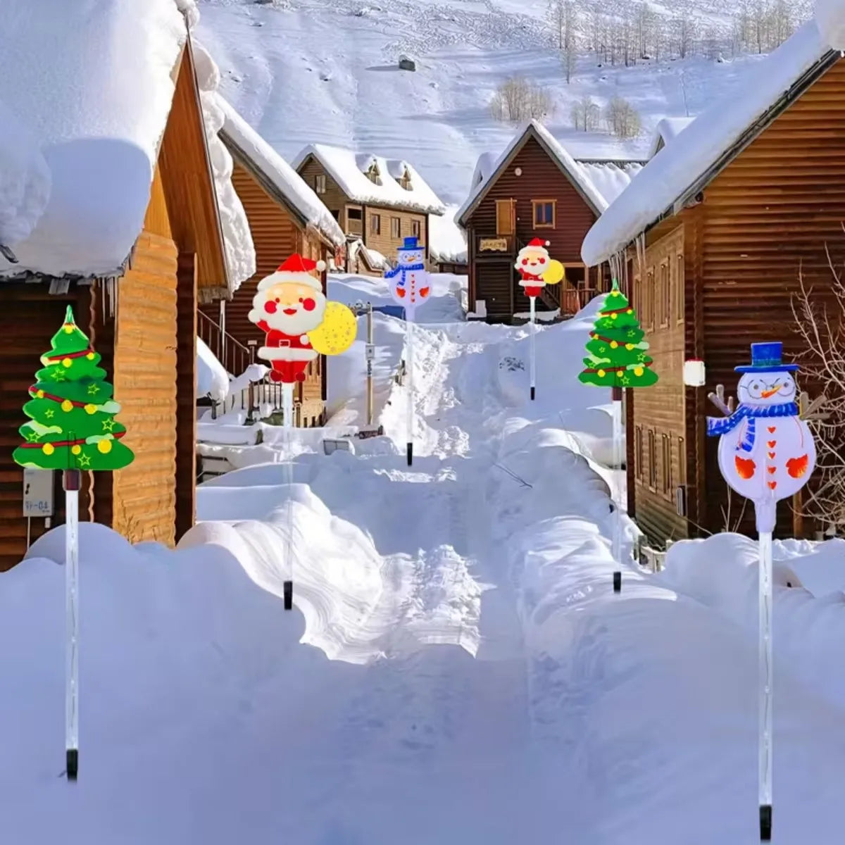 Nordspur | FestiGlow Festive Solar Pathway Stake Lights