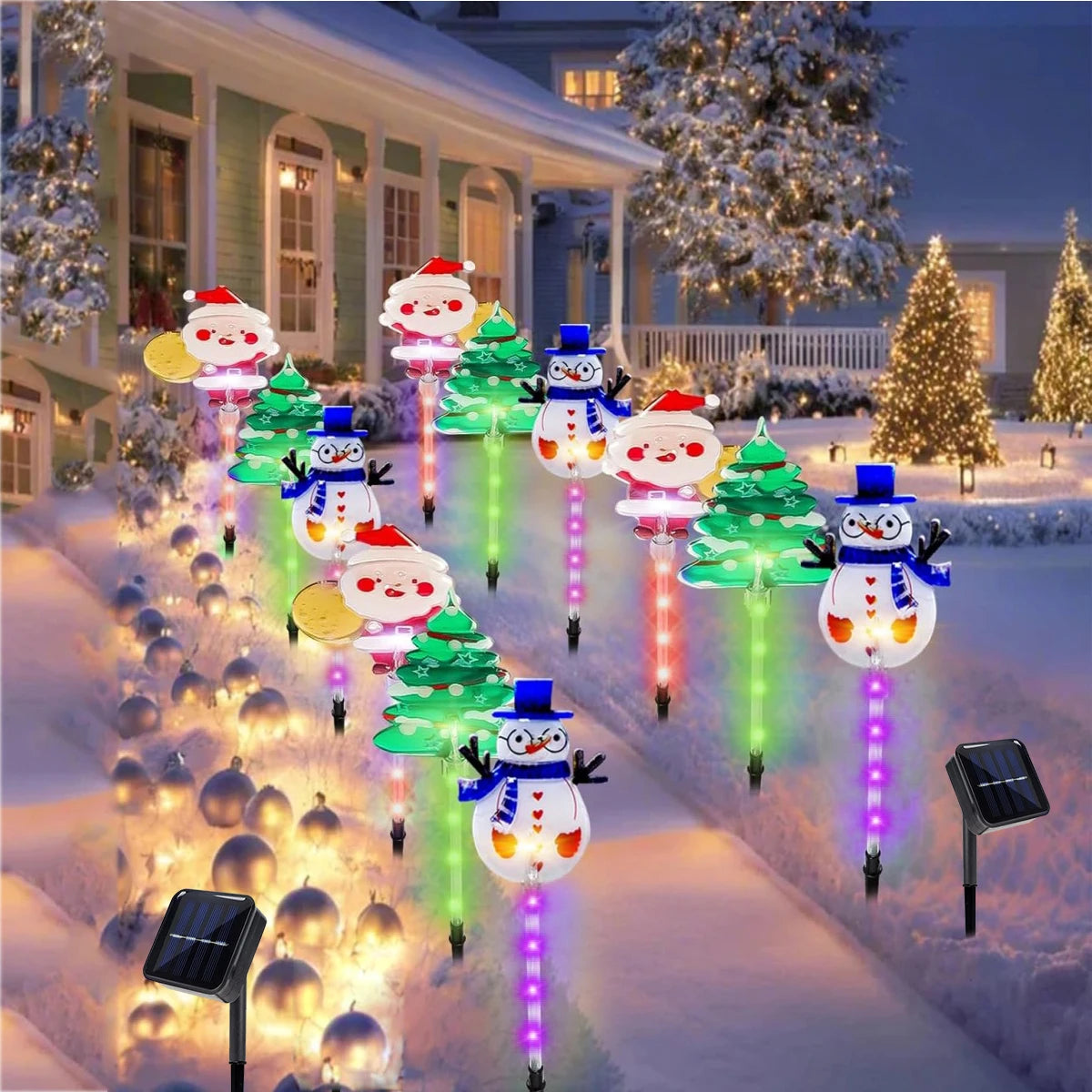 Nordspur | FestiGlow Festive Solar Pathway Stake Lights