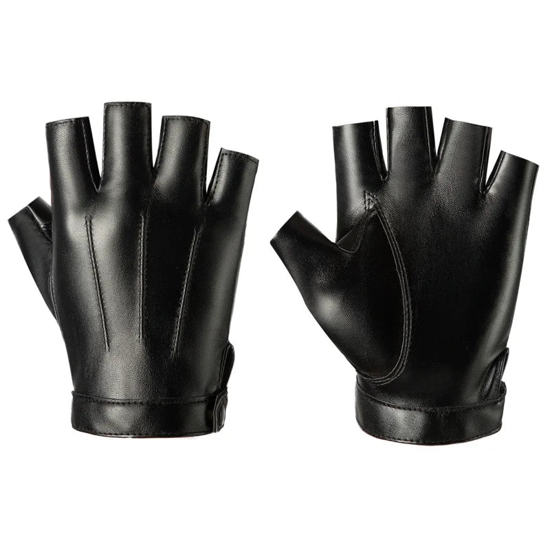 Nordspur | Fingerless PU Leather Gloves