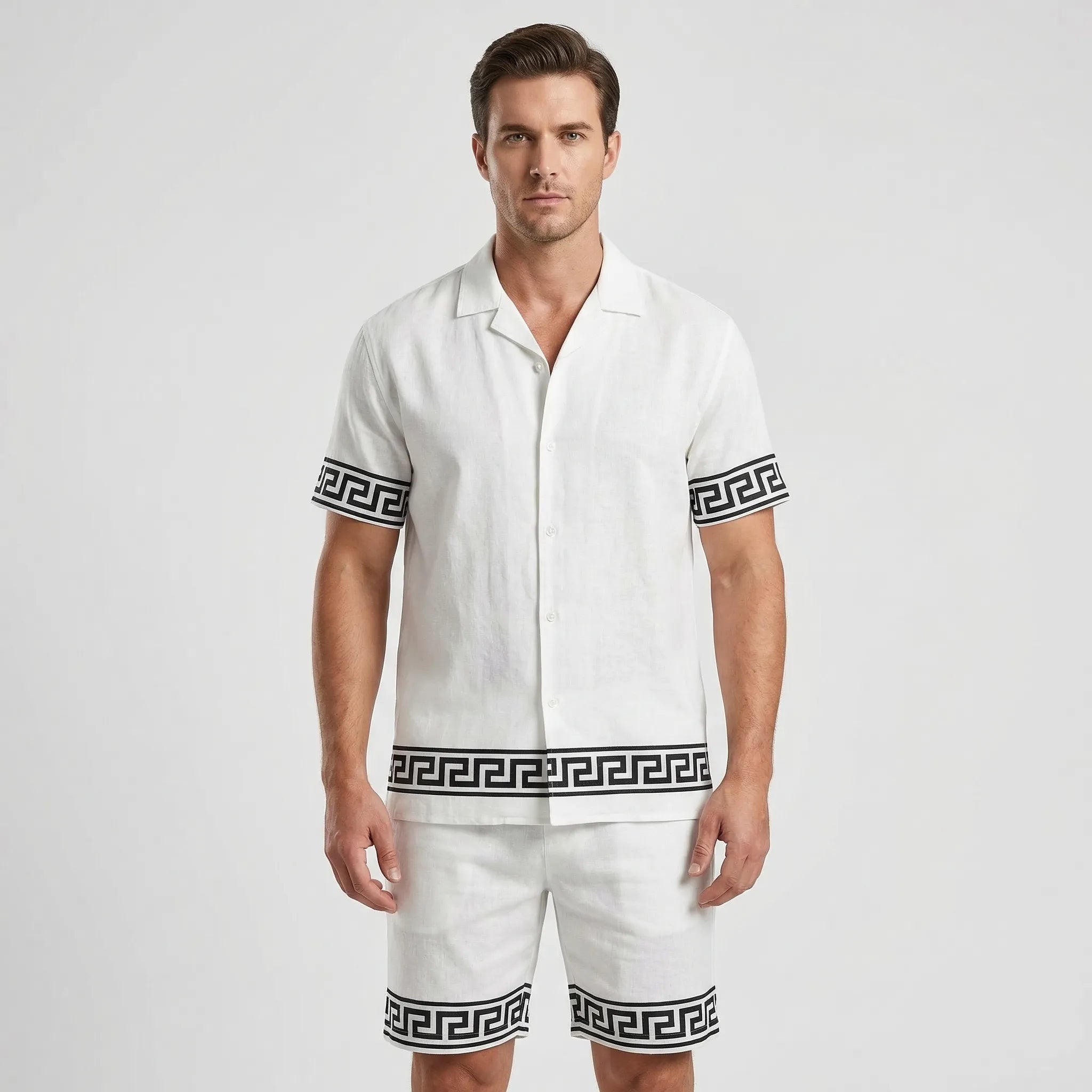 Nordspur | Flaminglo Tropical Print 2-Piece Short Sleeve Set