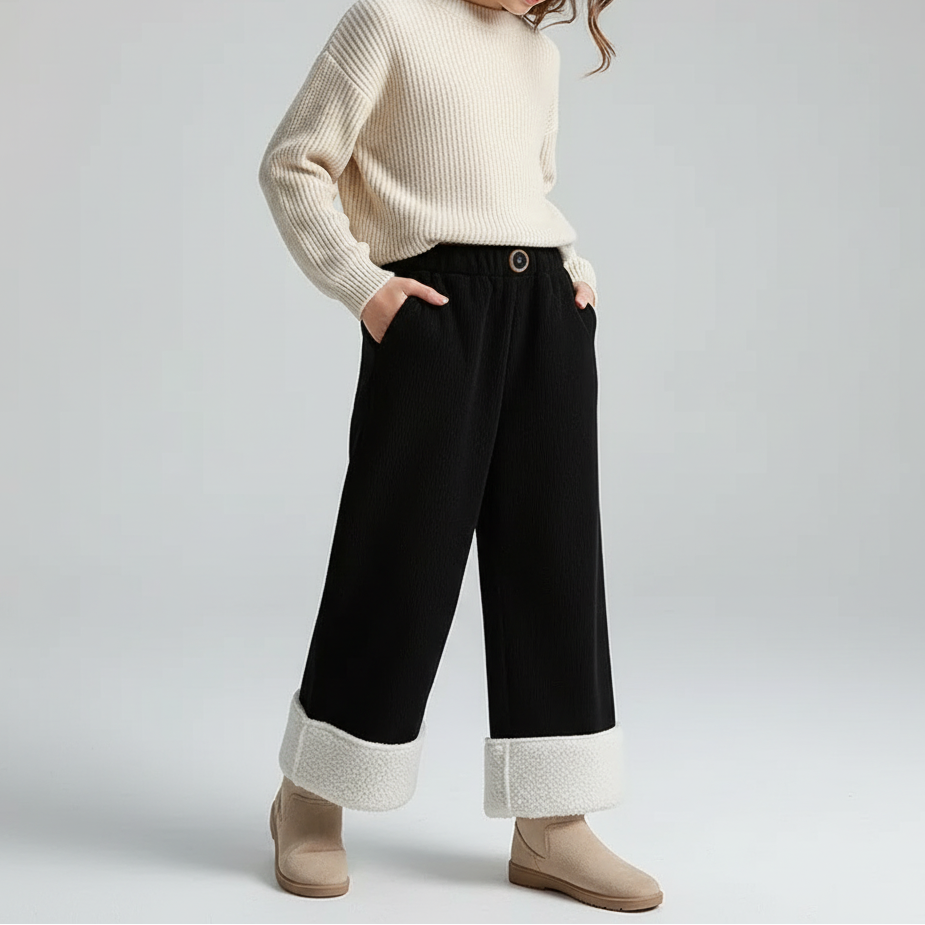 Nordspur | Fleece Lined Wide Leg Trousers