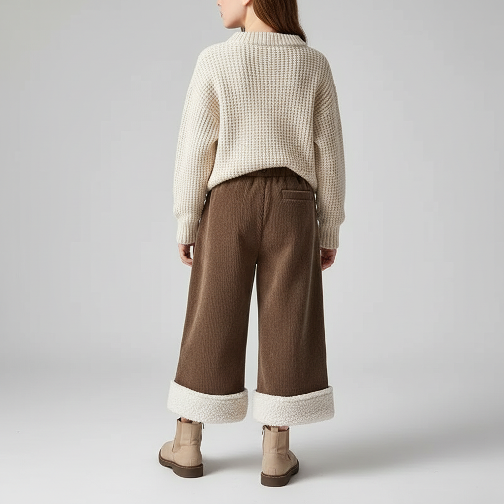Nordspur | Fleece Lined Wide Leg Trousers