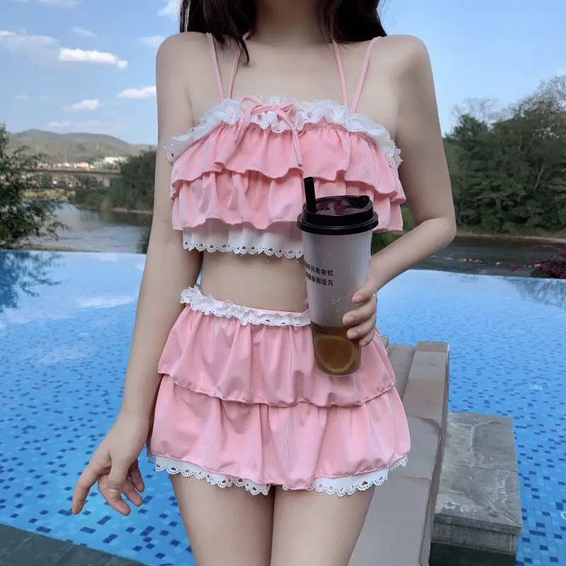 Nordspur | Fleuria Two-Piece Ruffled Bikini Set