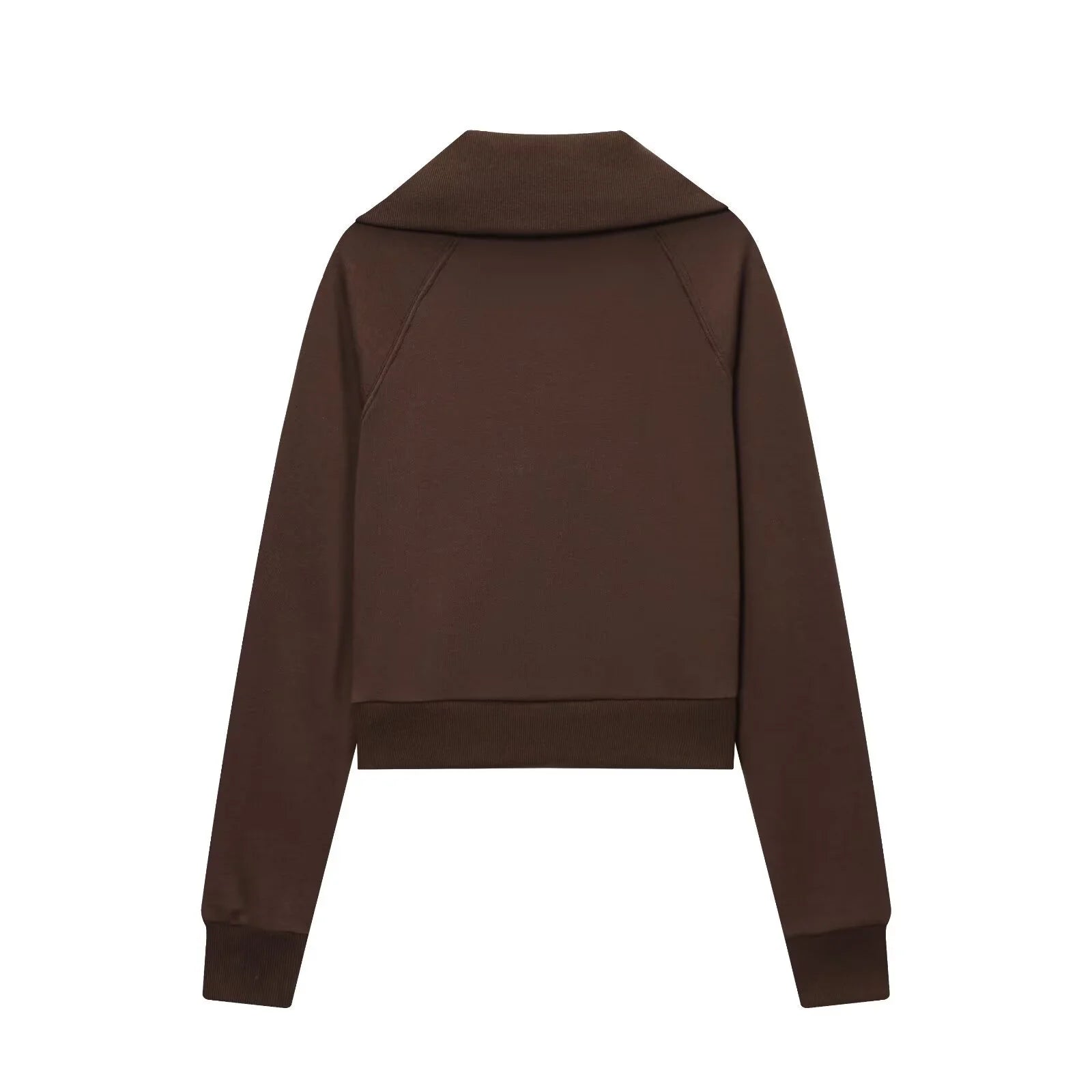 Nordspur | Fleurova Lapel Zip-Up Fleece Jacket And Flared Trouser Set