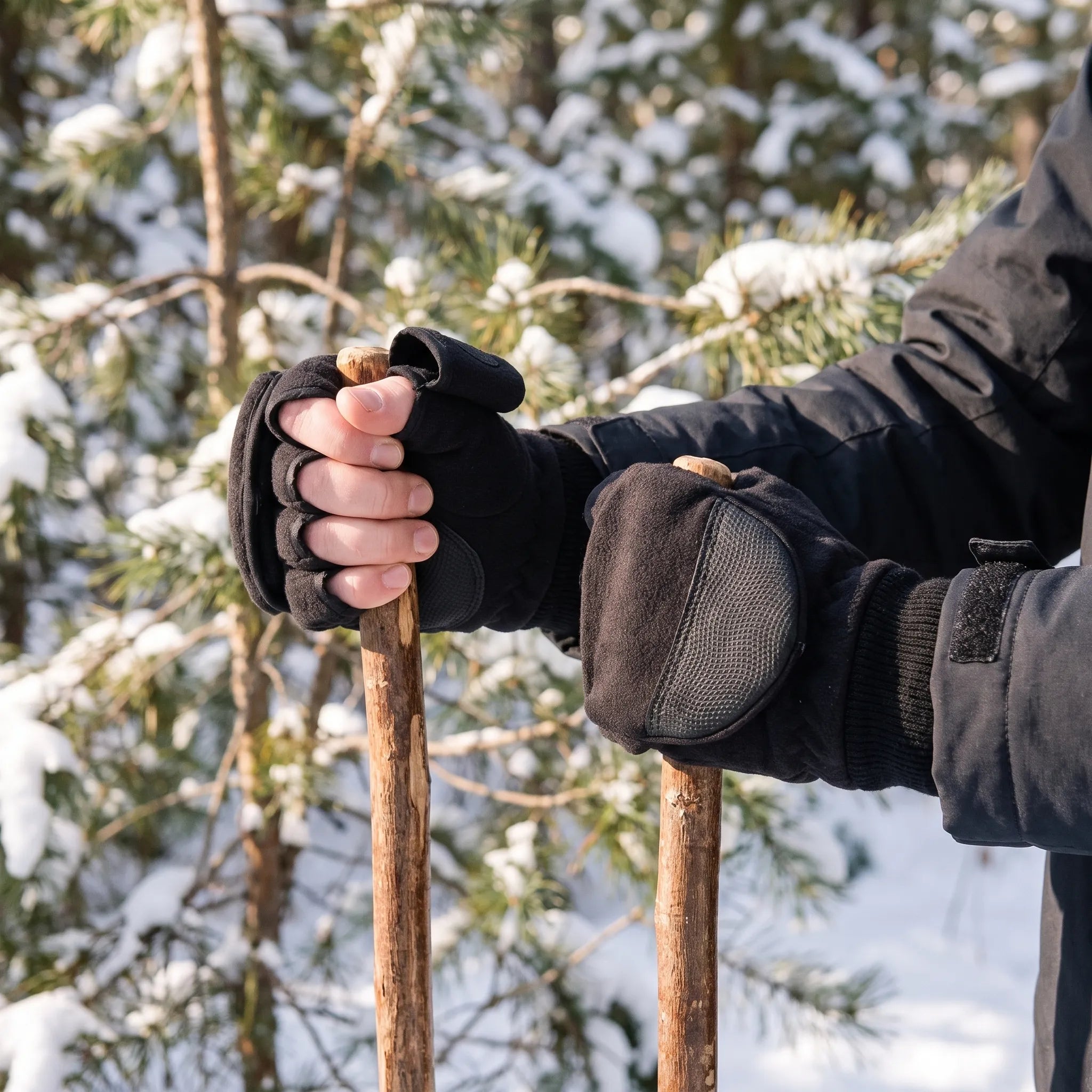 Nordspur | FlexMitts Fleece Lined Convertible Mittens
