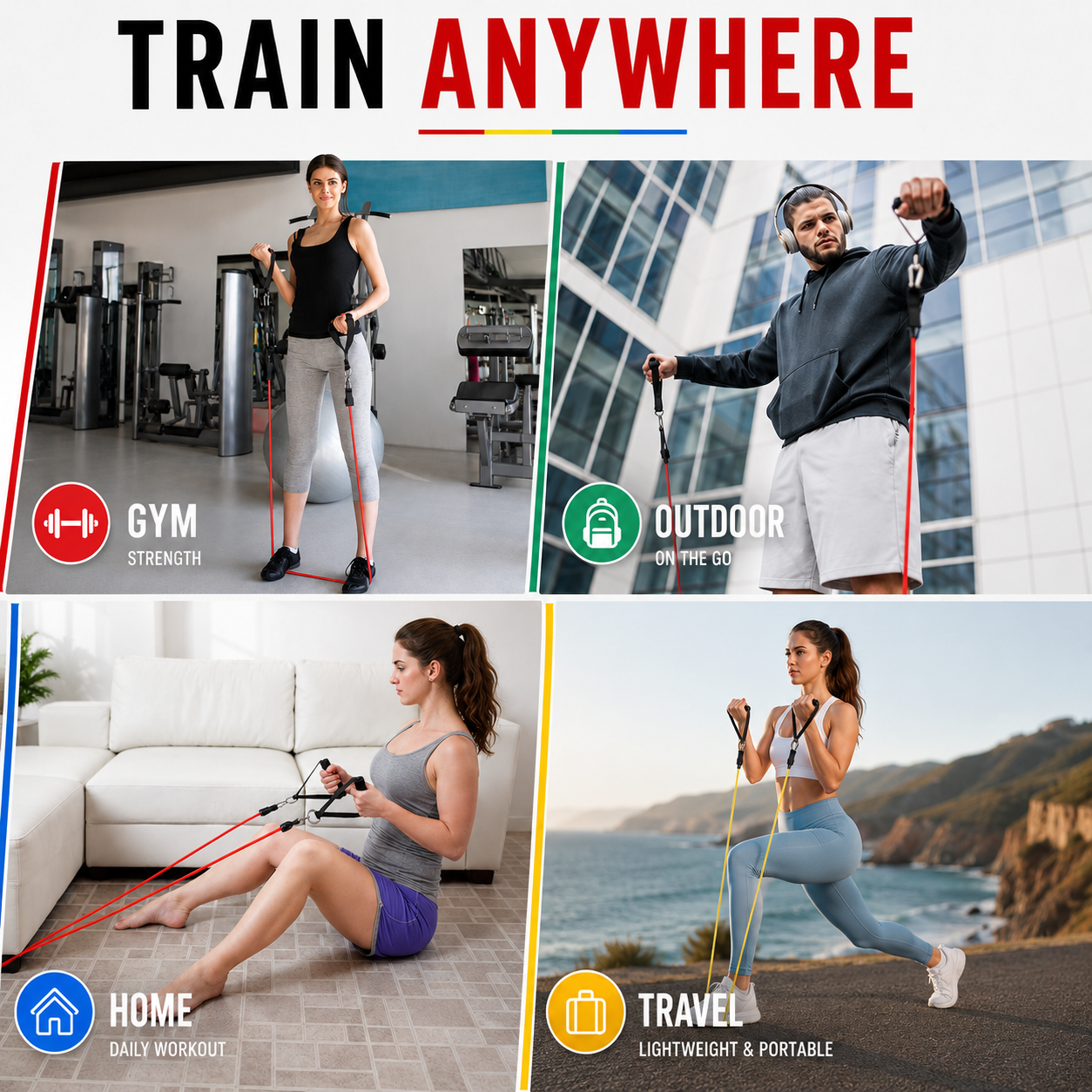 Nordspur | Flexari Tubular Resistance Band Set