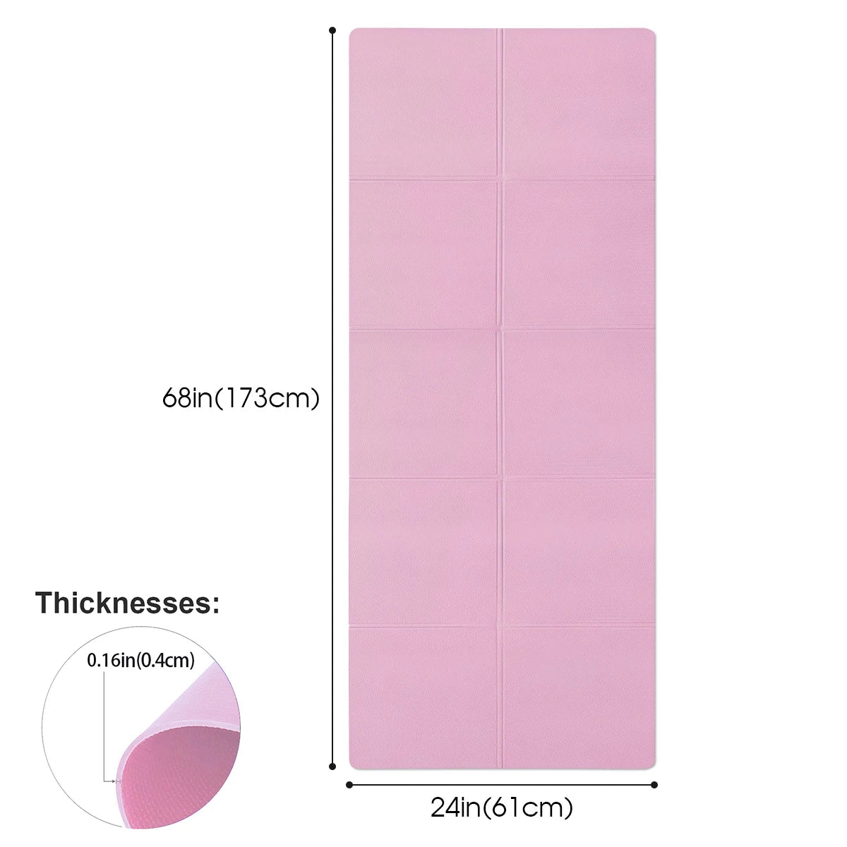 Nordspur | FlexiMatte Thin Cushioned Exercise Mat