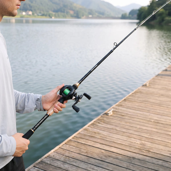 Telescopic Fishing Rod - For Anglers - 4.5-9.1 kg Line - 15 To 25 g Lure - Breathable Handle - Compact Travel Style