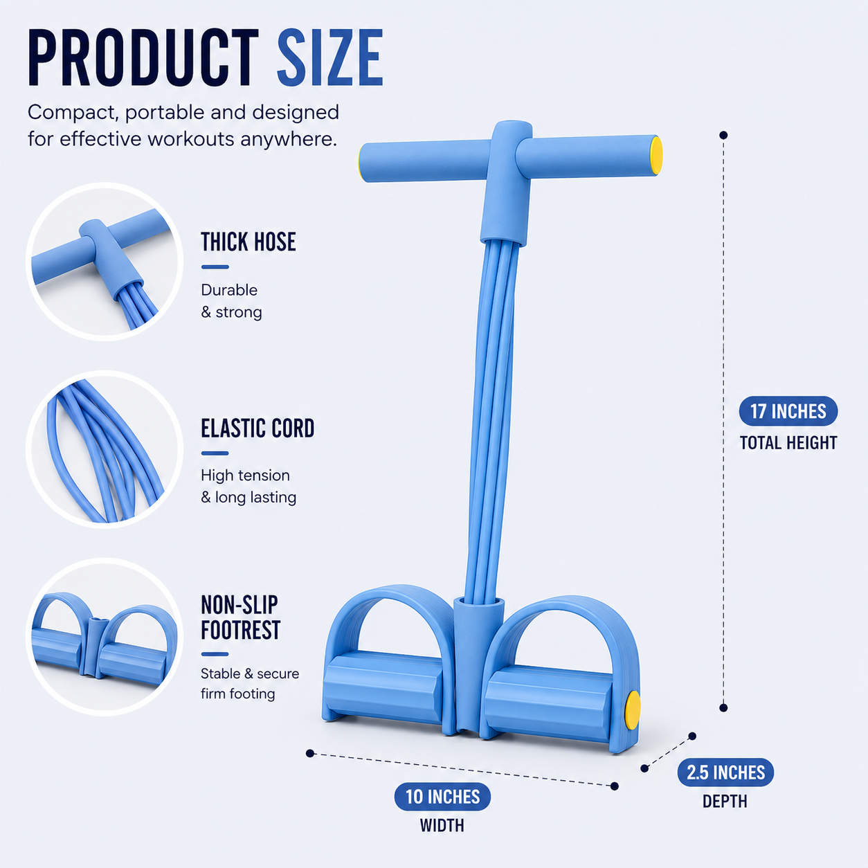 Nordspur | FlexiPull 6-Tube Resistance Band
