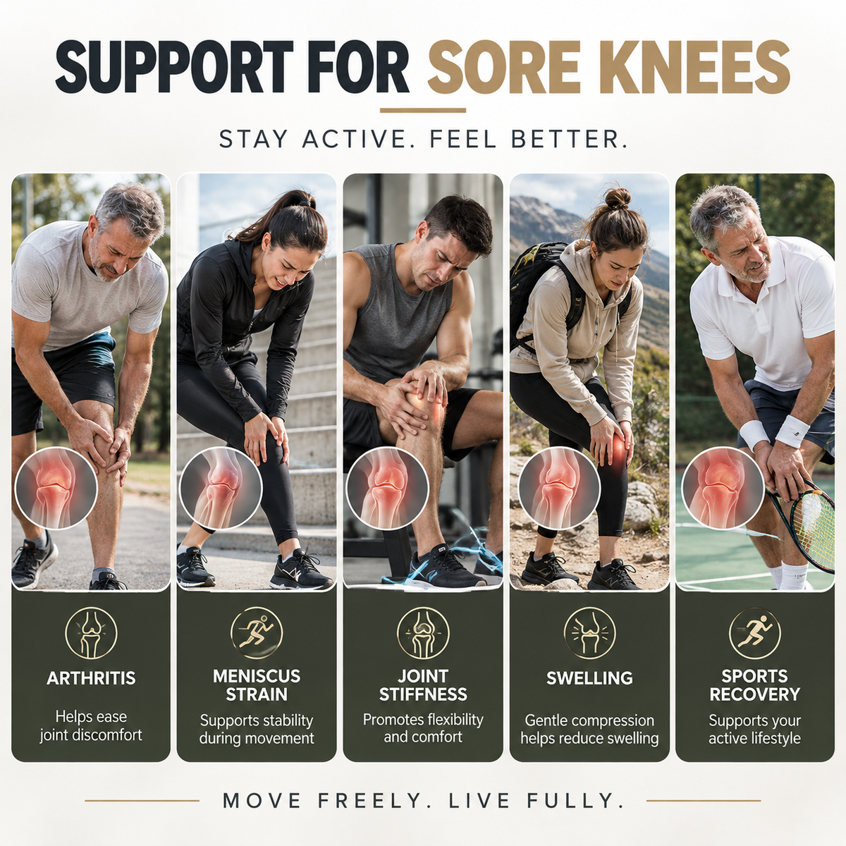 Nordspur | Flexoraid Compression Knee Support Sleeve