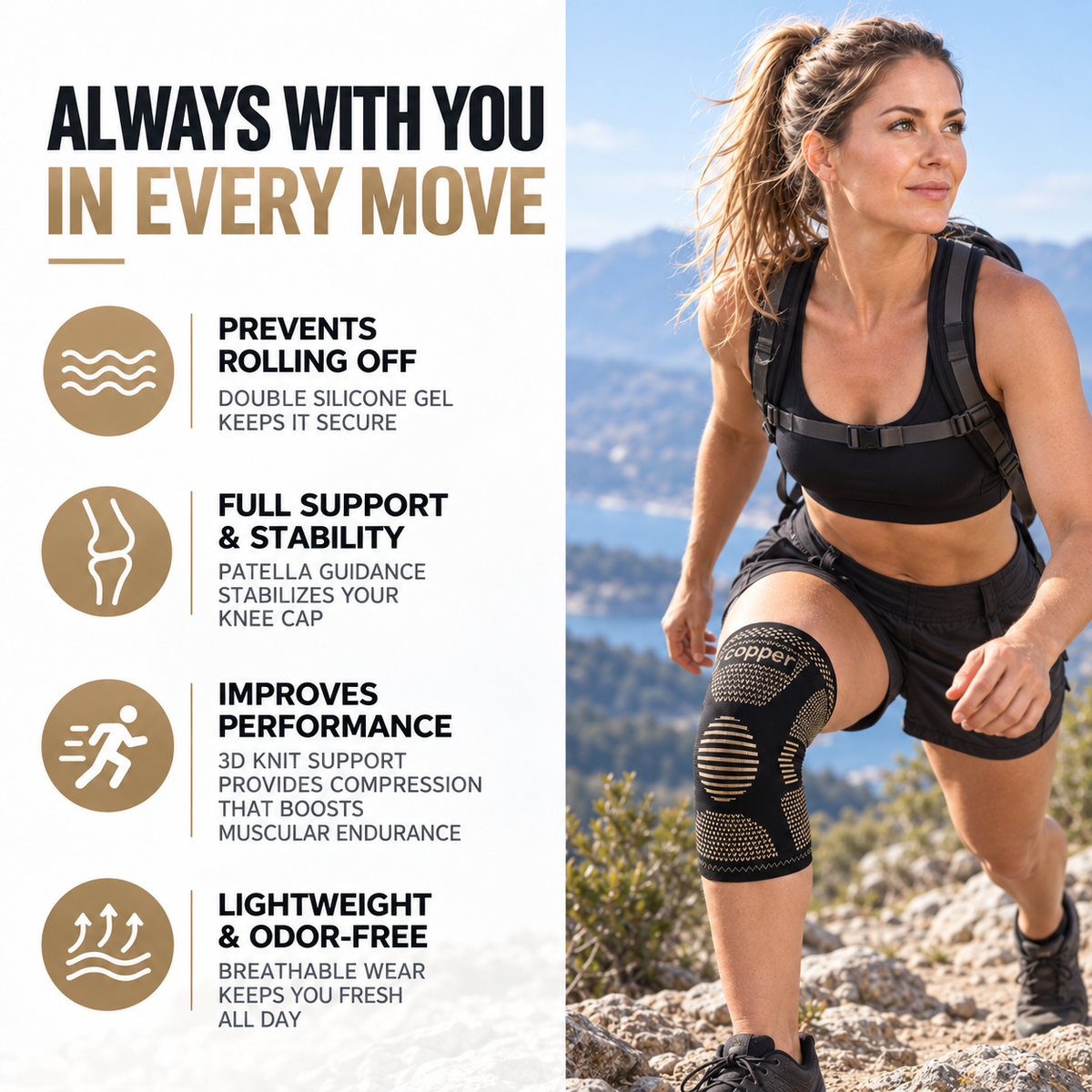 Nordspur | Flexoraid Compression Knee Support Sleeve