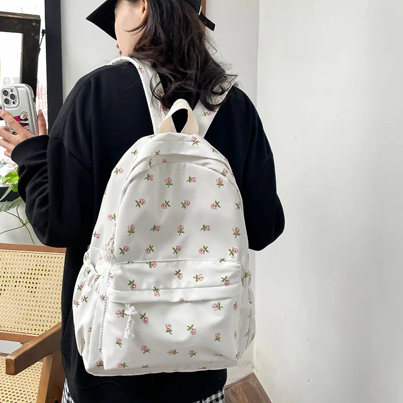 Nordspur | FlorinaPack Nylon Floral School Backpack
