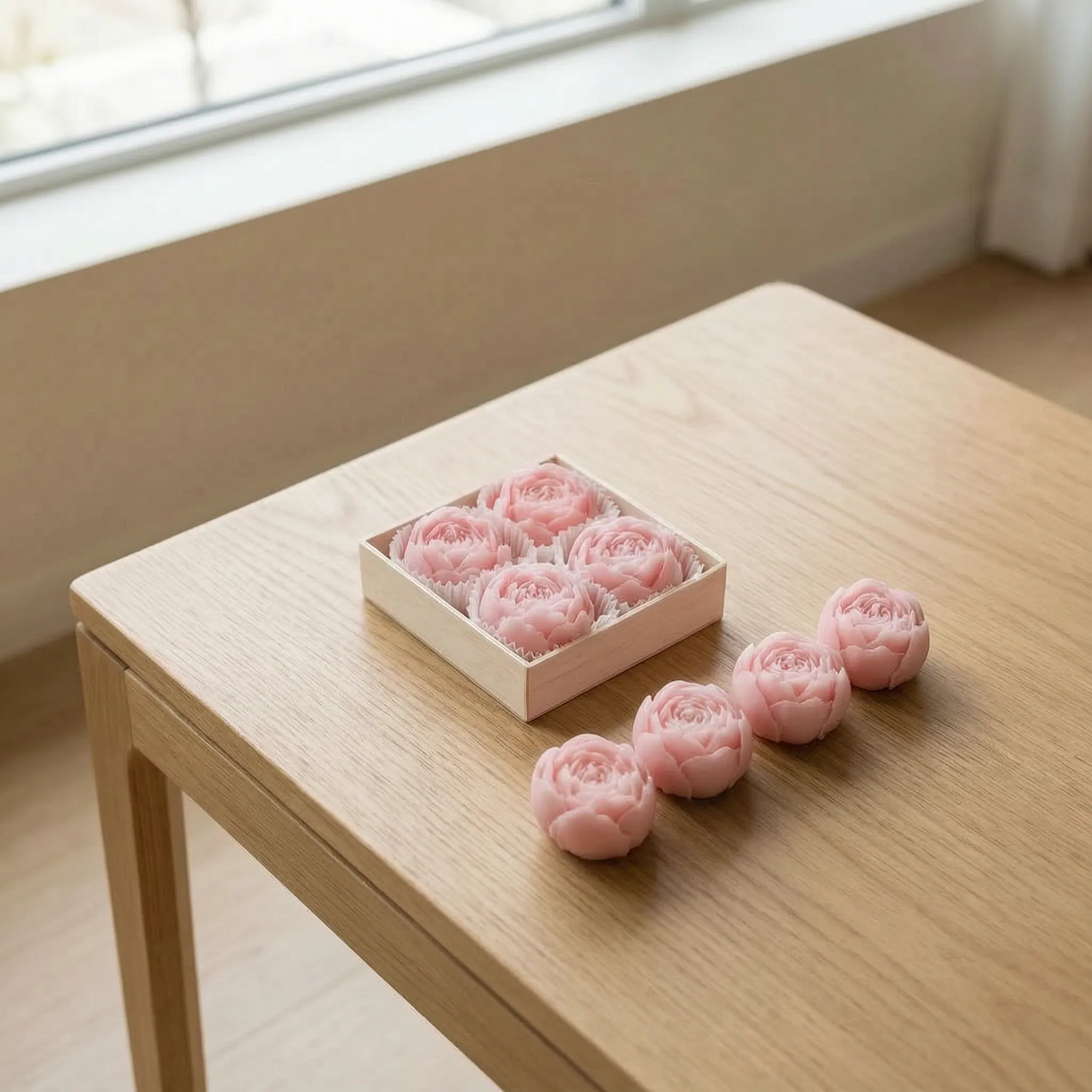 Nordspur | Floriset Scented Flower Candle Set