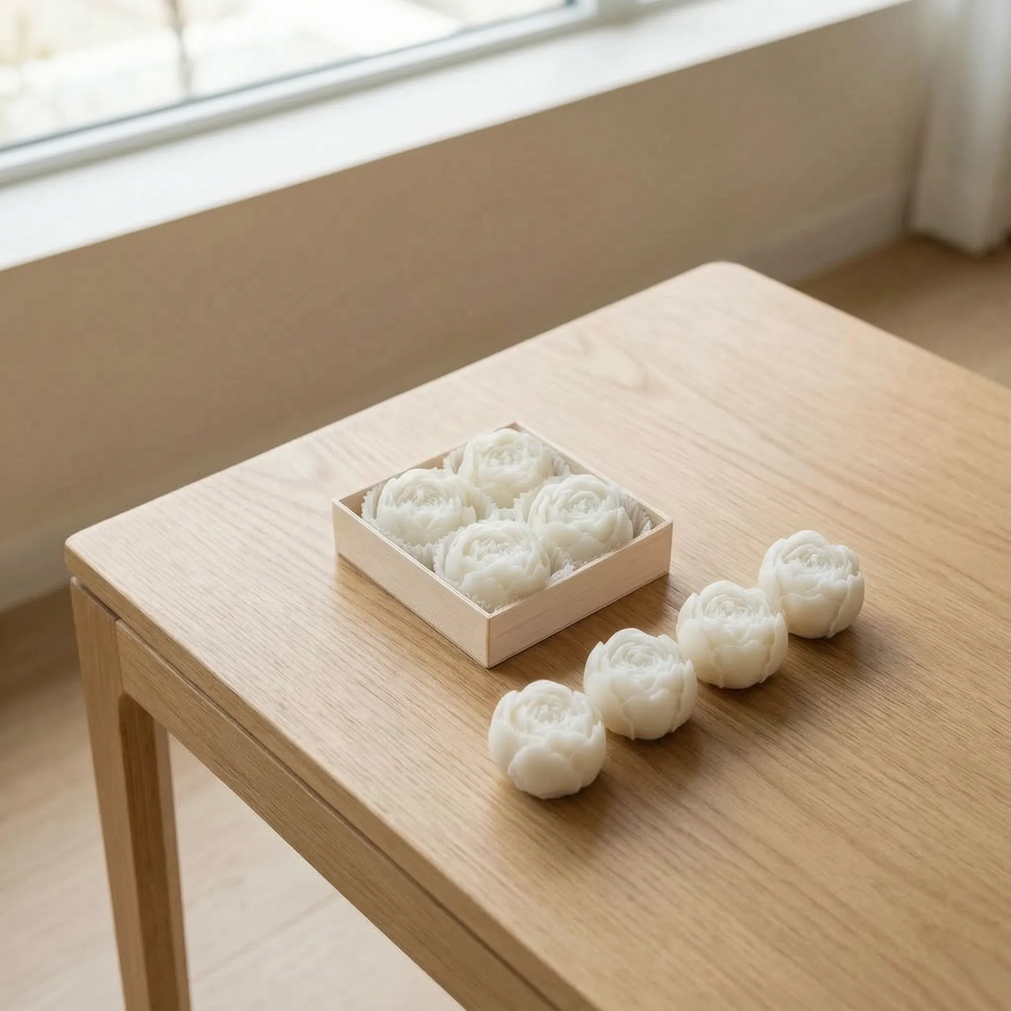 Nordspur | Floriset Scented Flower Candle Set