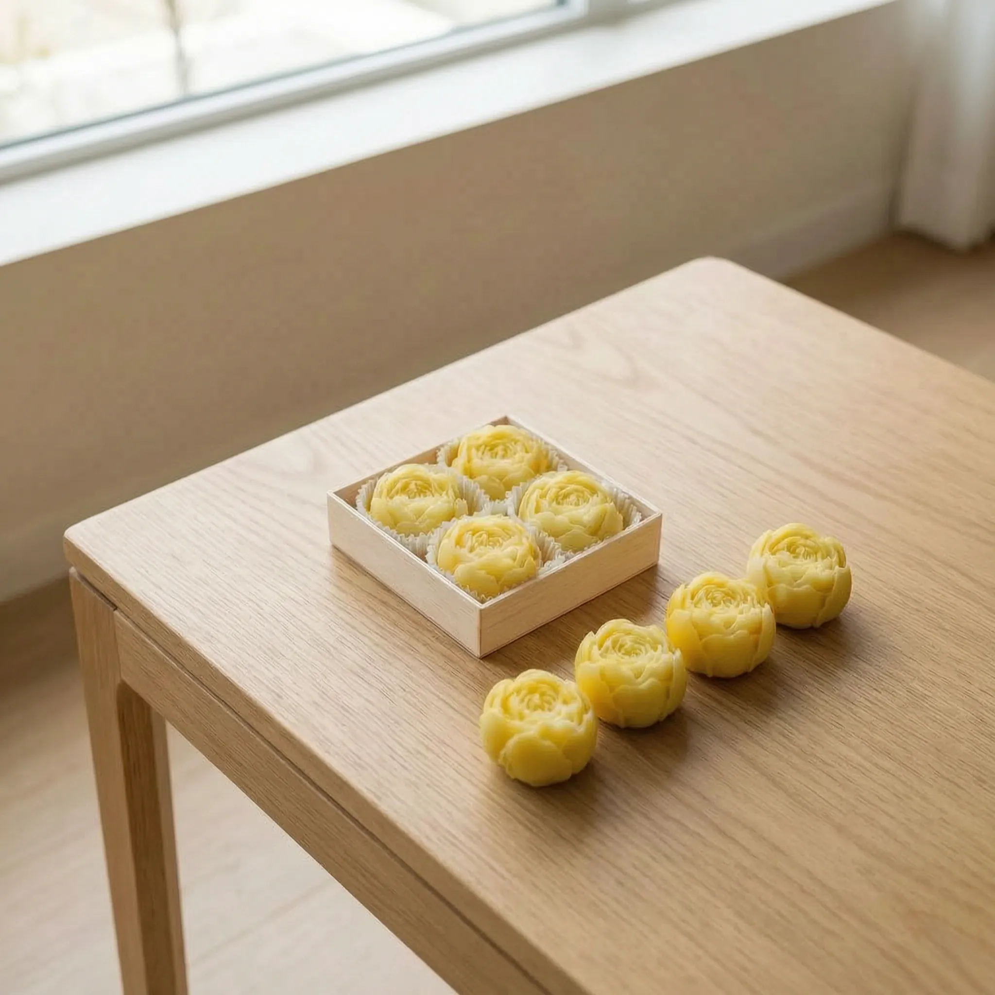 Nordspur | Floriset Scented Flower Candle Set