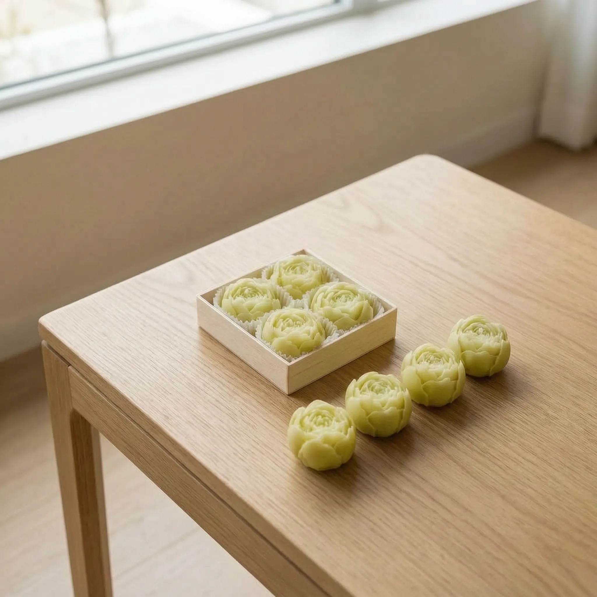 Nordspur | Floriset Scented Flower Candle Set