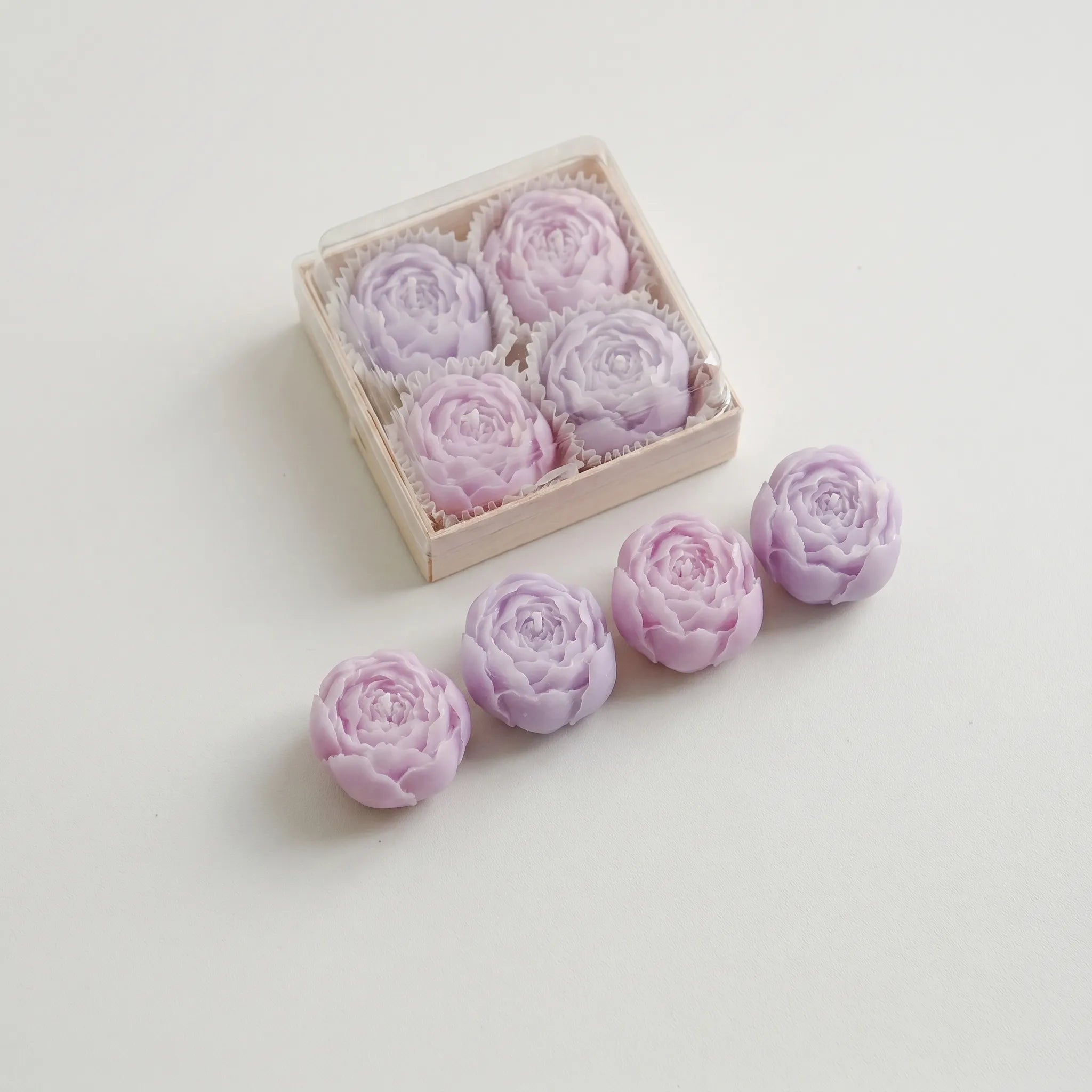 Nordspur | Floriset Scented Flower Candle Set