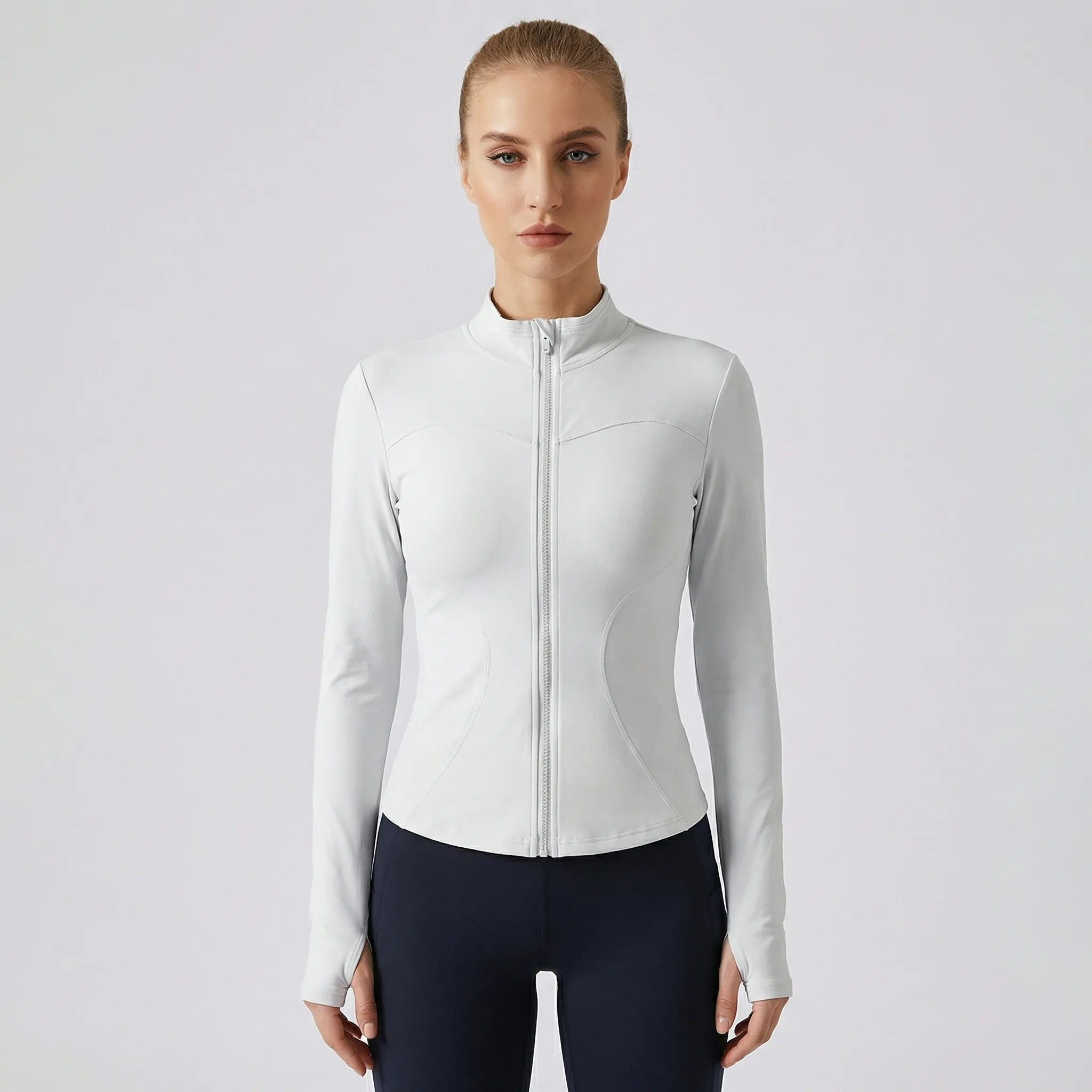 Nordspur | Fluxara Long-Sleeve Fitted Athletic Zip Jacket