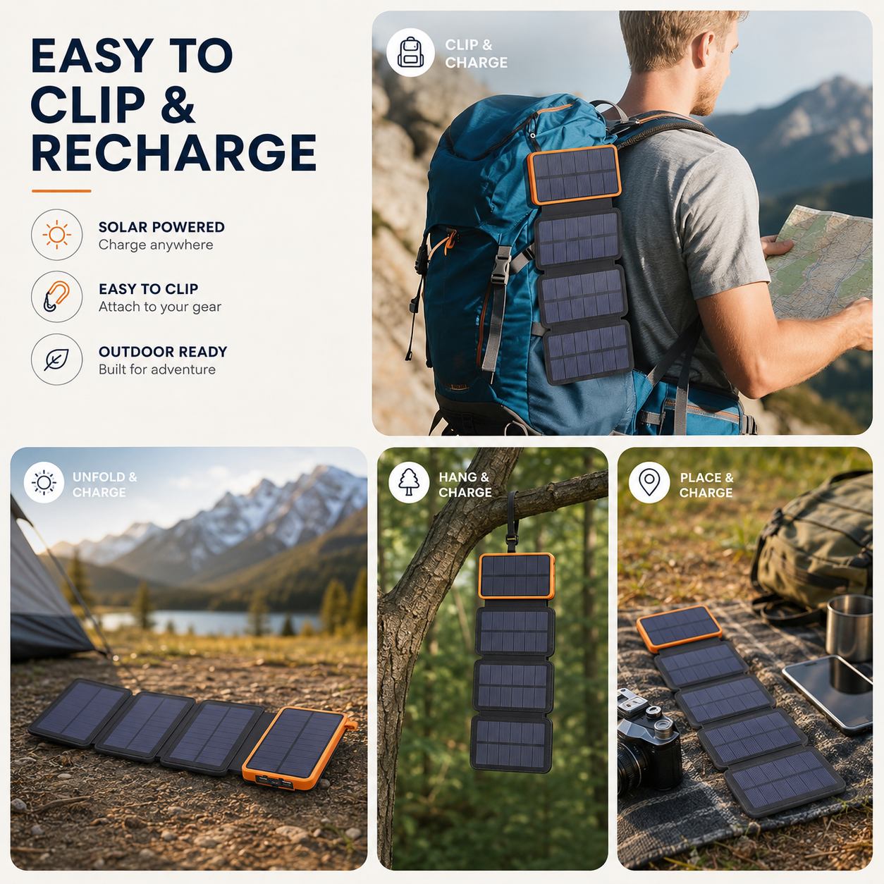 Nordspur | Foldable Solar Panel Power Bank