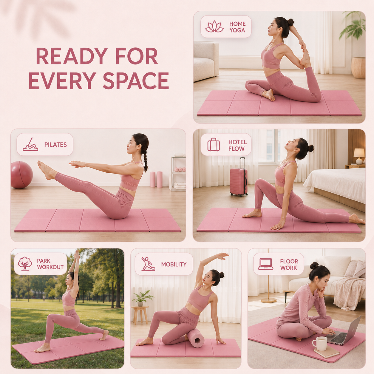 Nordspur | Foldiva Foldable Travel Yoga Mat