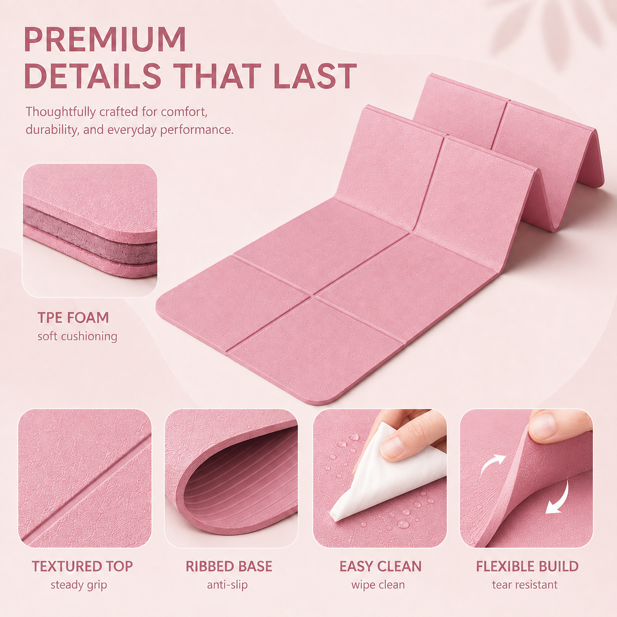 Nordspur | Foldiva Foldable Travel Yoga Mat