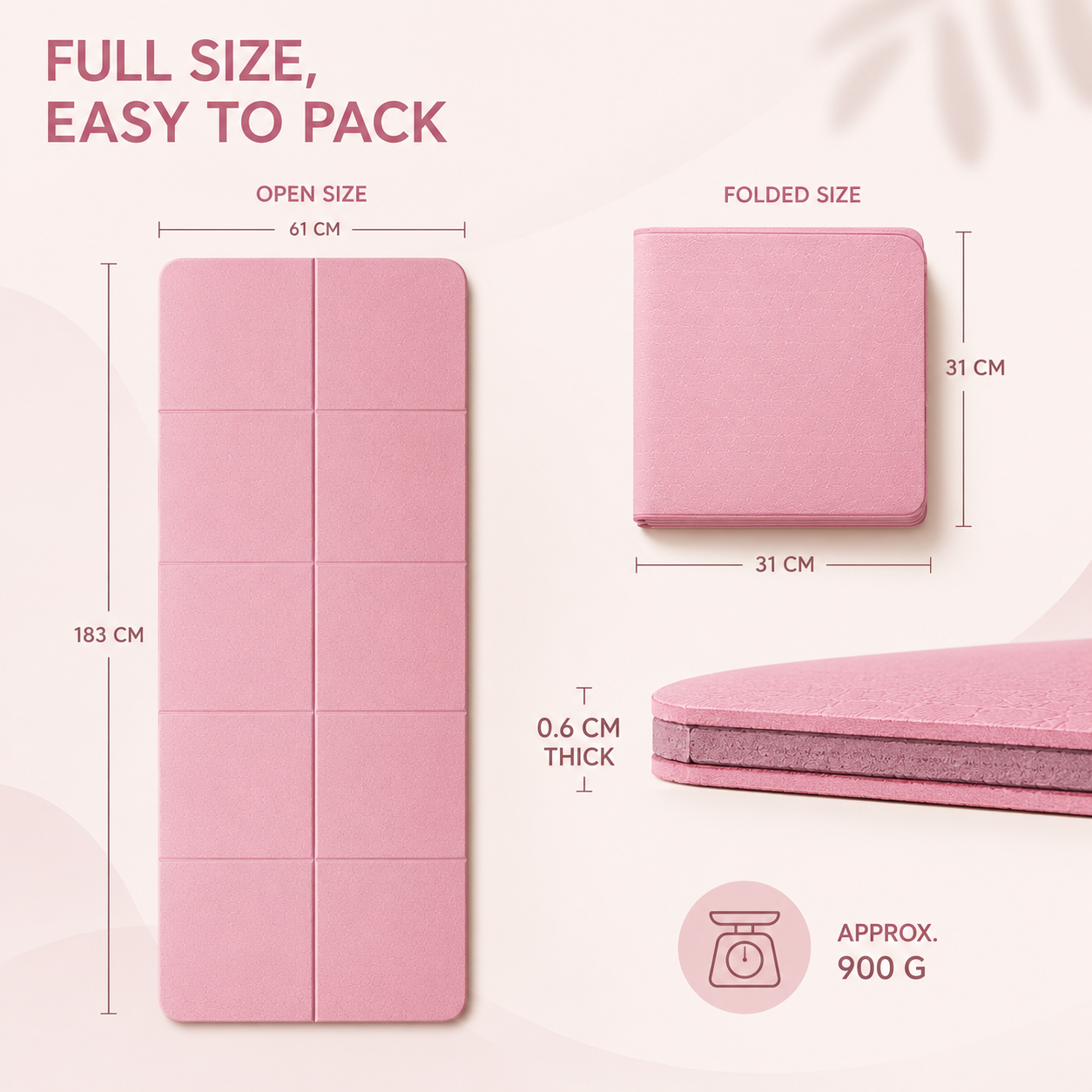 Nordspur | Foldiva Foldable Travel Yoga Mat