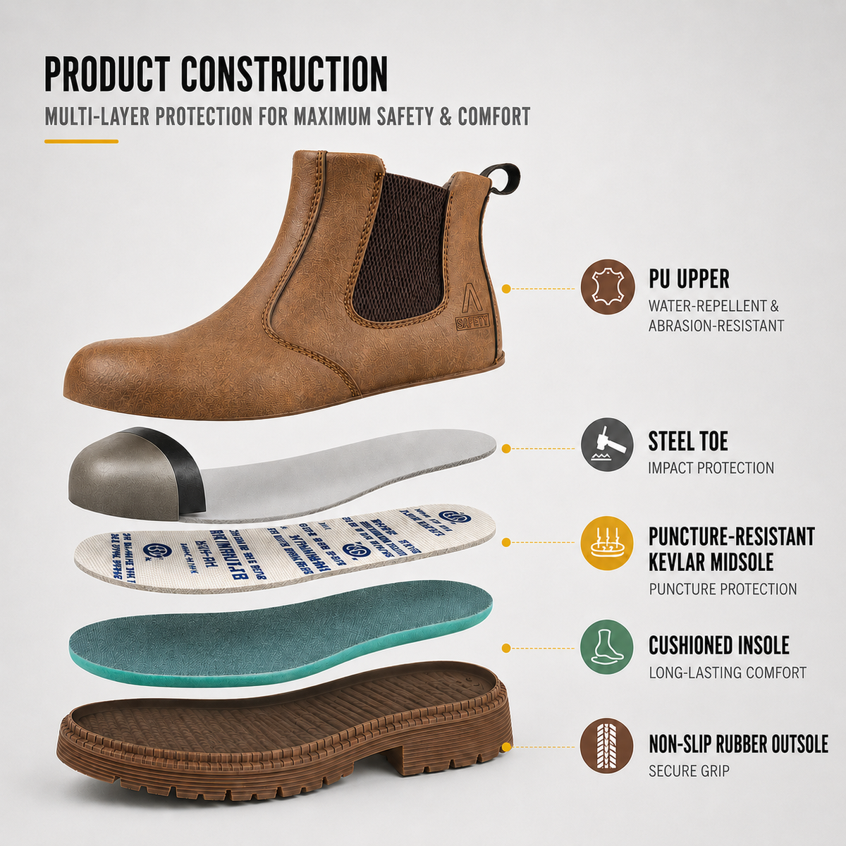 Nordspur | Forgeguard Ankle Height Safety Boots