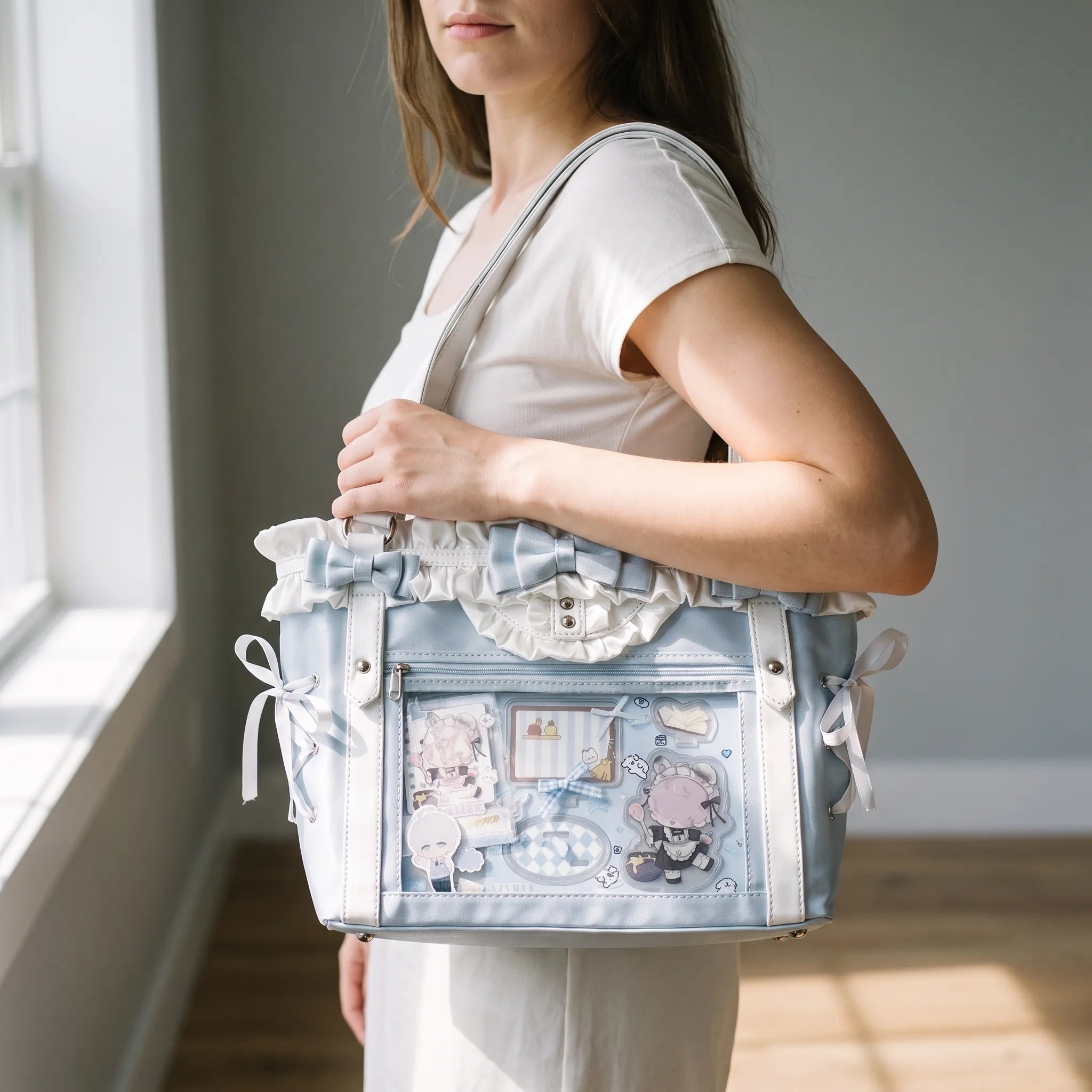 Nordspur | Frillia Preppy Ruffled Cute Ita Bag