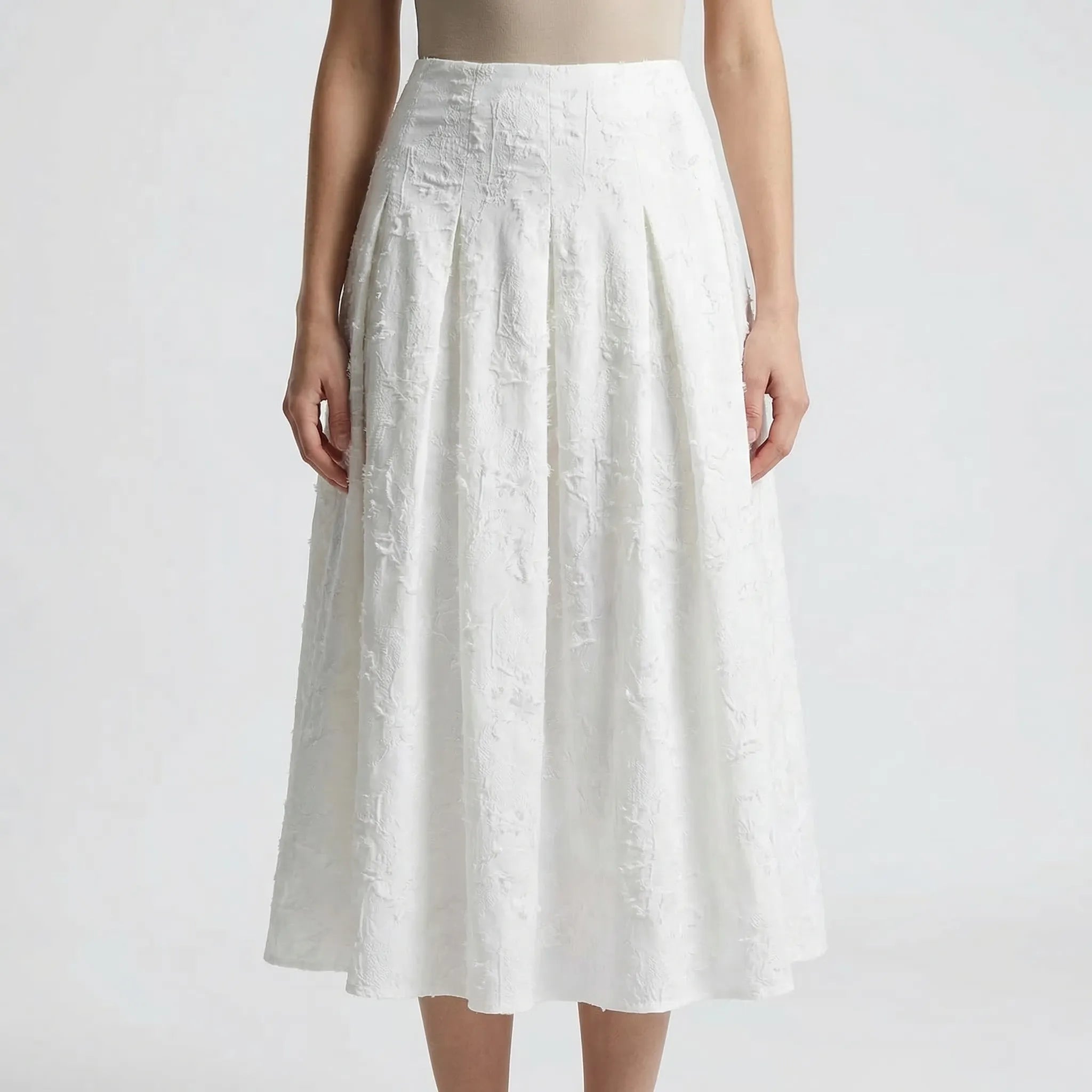 Nordspur | Frinella Tassel-Trimmed Blouse And A-Line Skirt Set