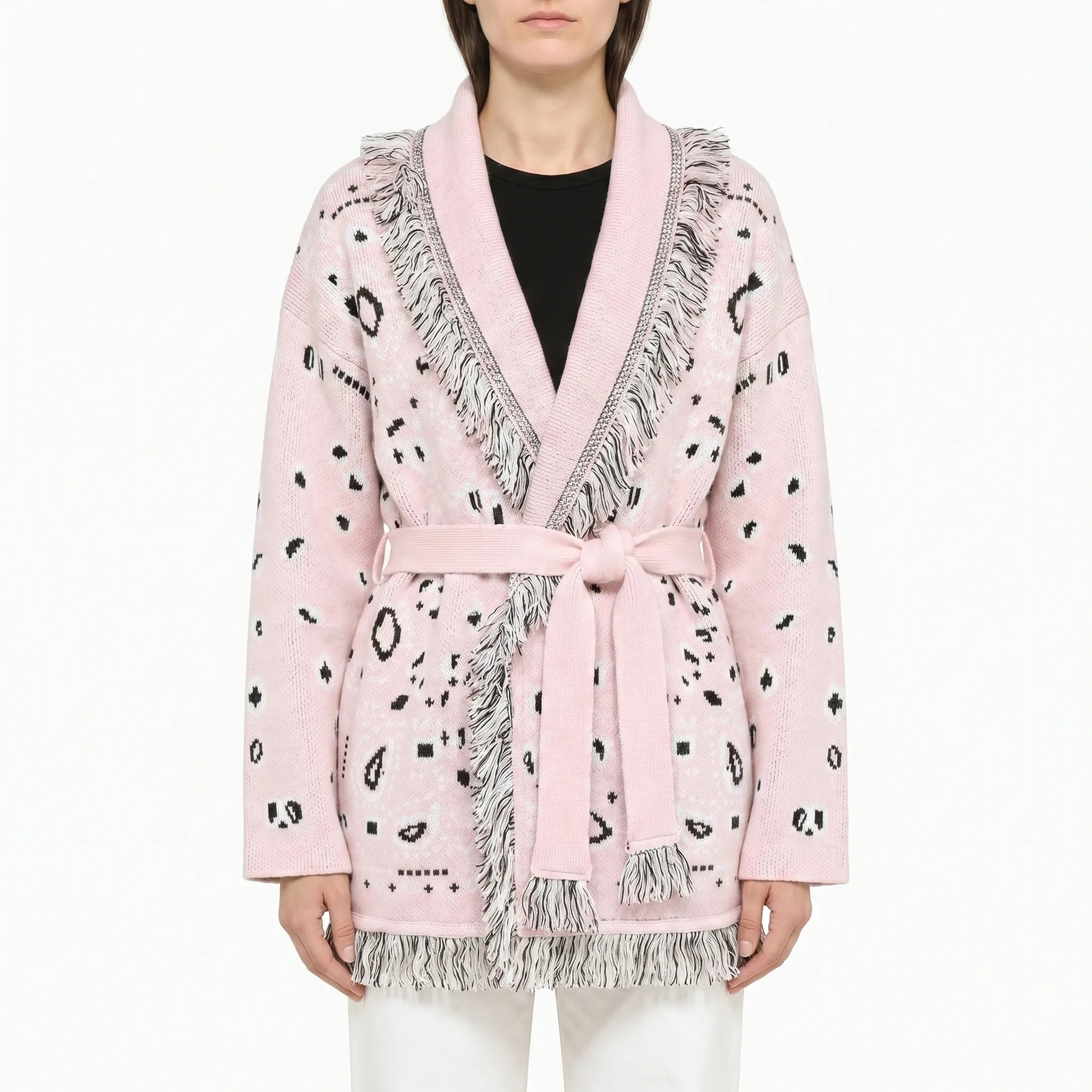 Nordspur | Fringeknit Fringed Knit Cardigan
