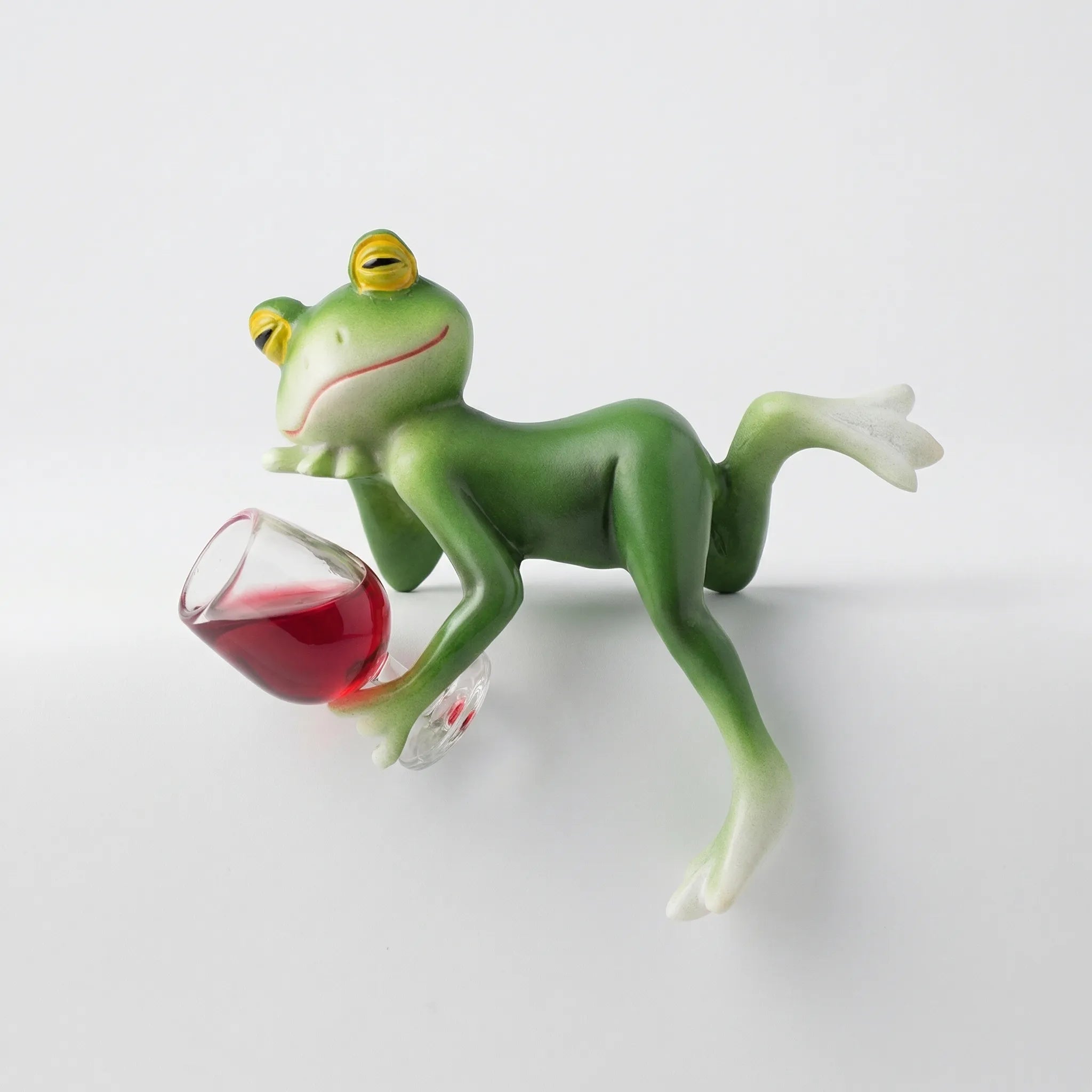 Nordspur | Frogglo Hanging Frog Figurine With Wine Glass