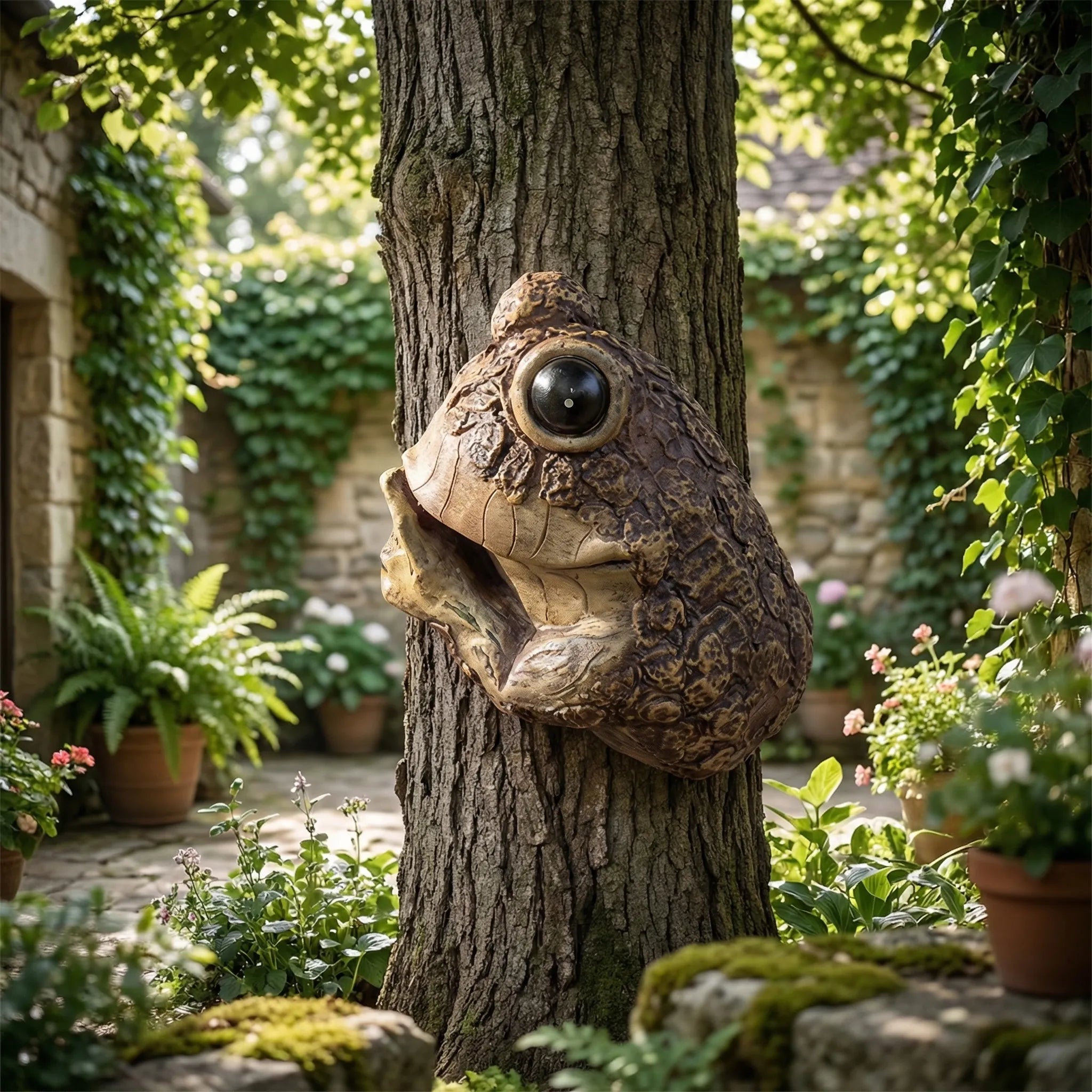 Nordspur | Frogling Peeping Frog Tree-Hanging Garden Ornament