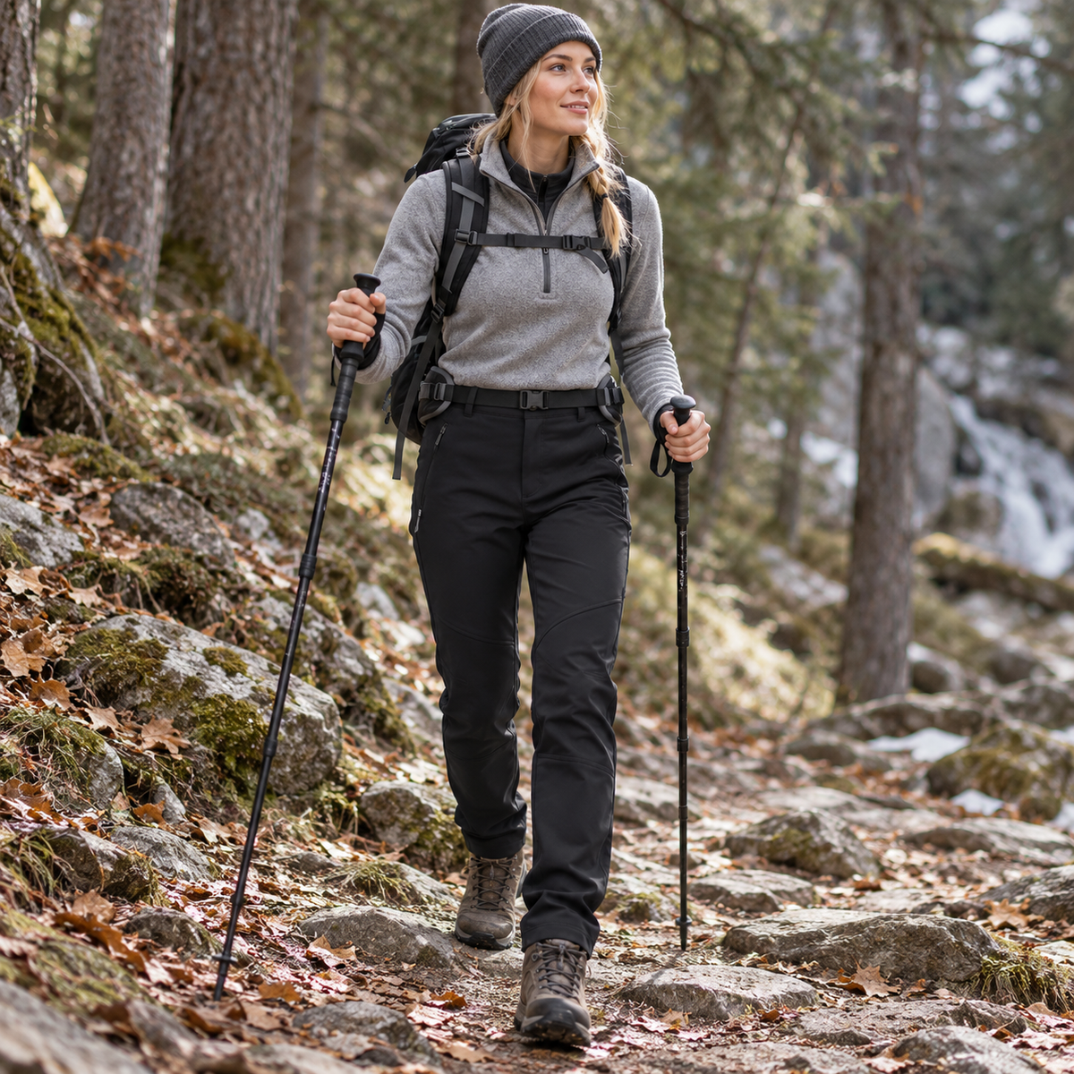 Nordspur | Frostline Slim Fit Fleece-Lined Outdoor Trousers