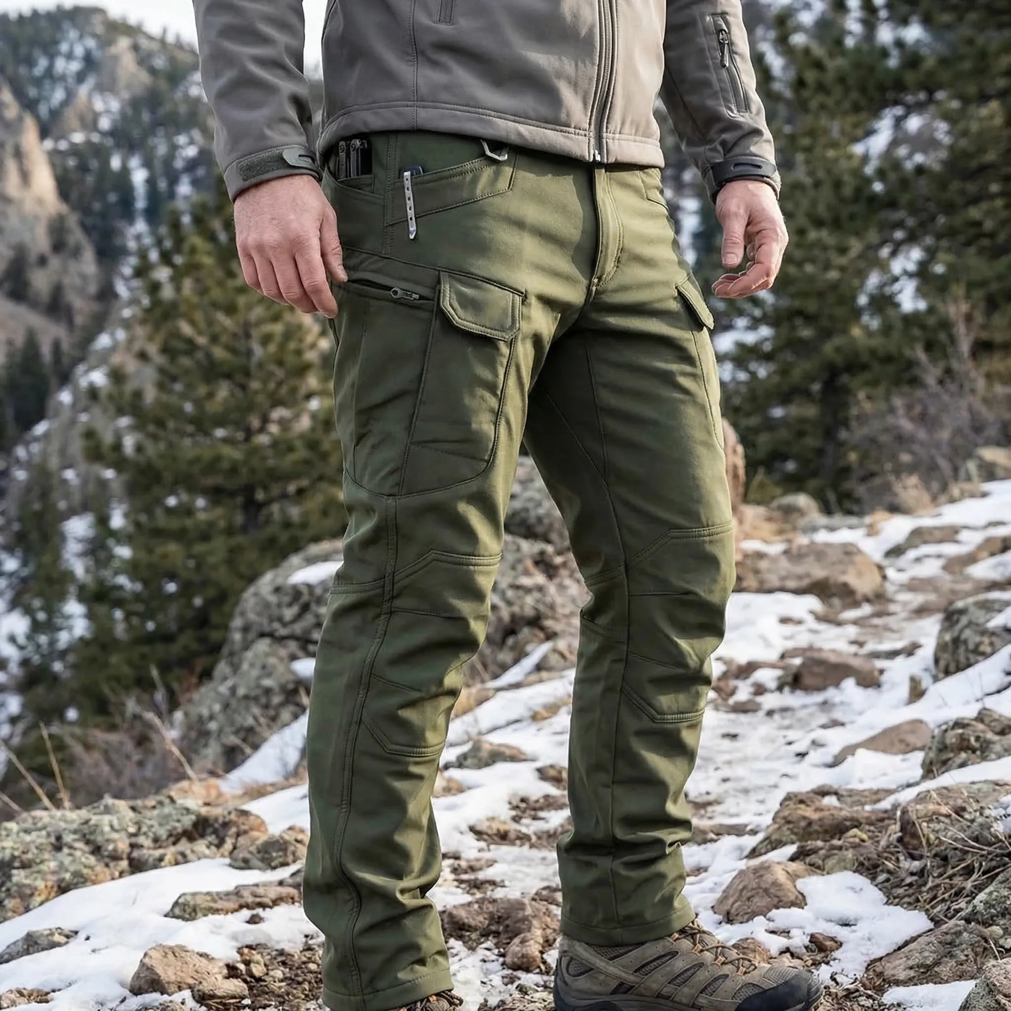 Nordspur | Frostveil Fleece-Lined Tactical Cargo Trousers