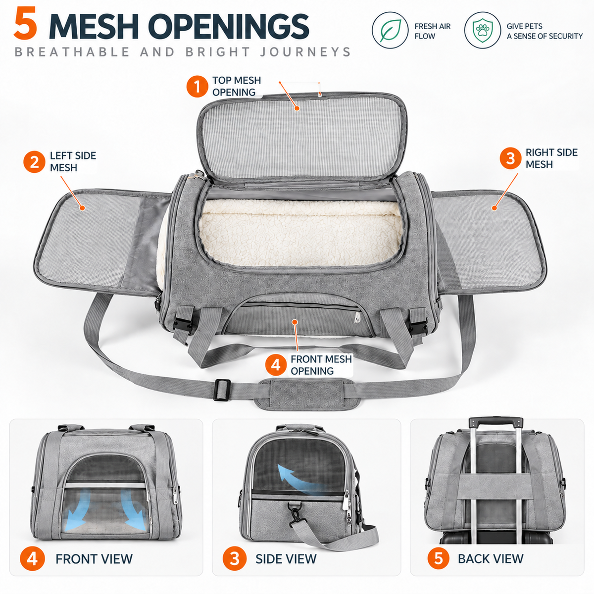 Nordspur | Furriko Soft-Sided Airline-Approved Pet Carrier Bag