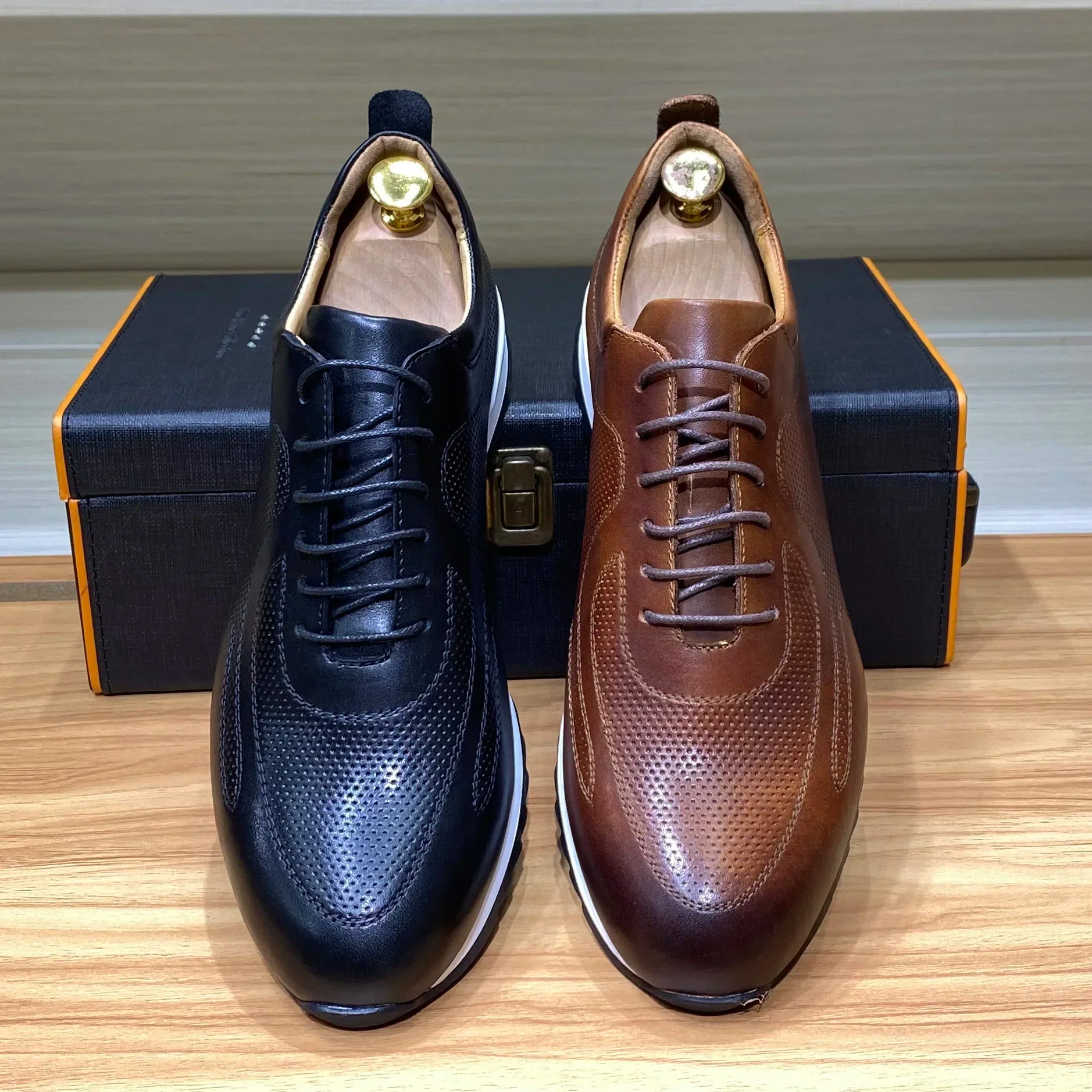 Nordspur | Genuine Leather Lace Up Sneaker