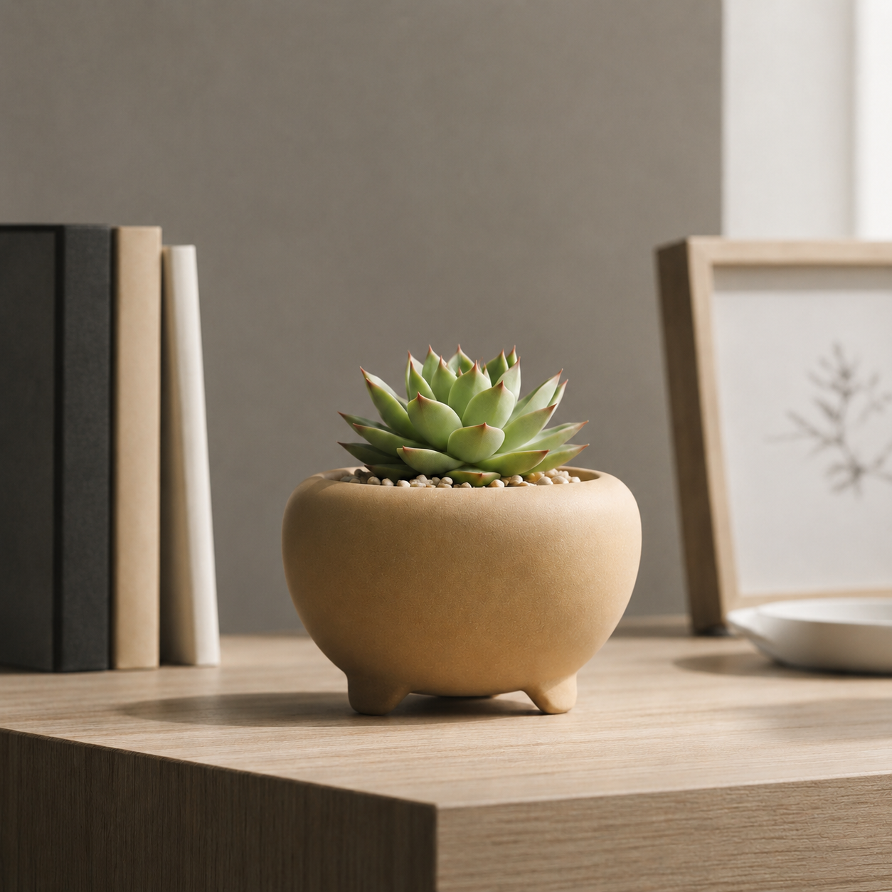 Nordspur | Glazwyn Round Glazed Indoor Planter Pot