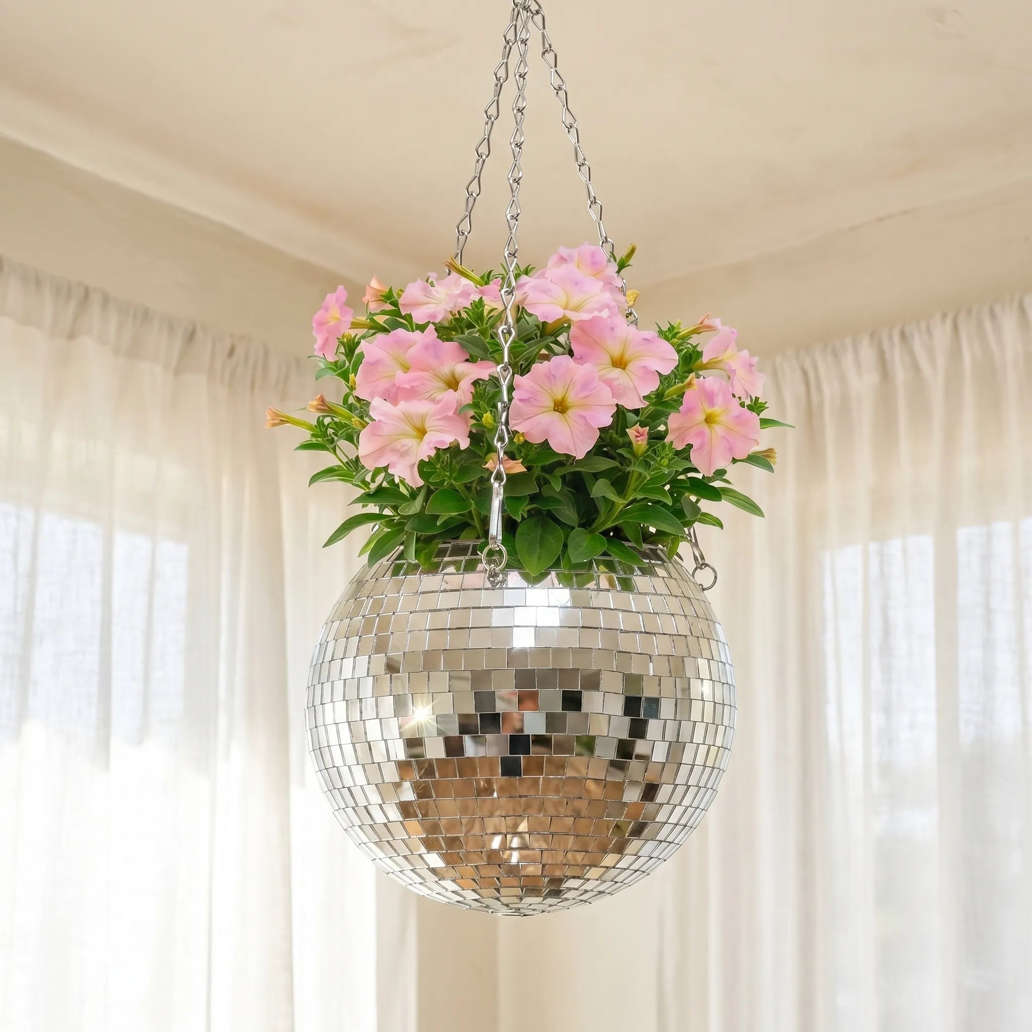Nordspur | GleamSphere Hanging Disco Ball Planter