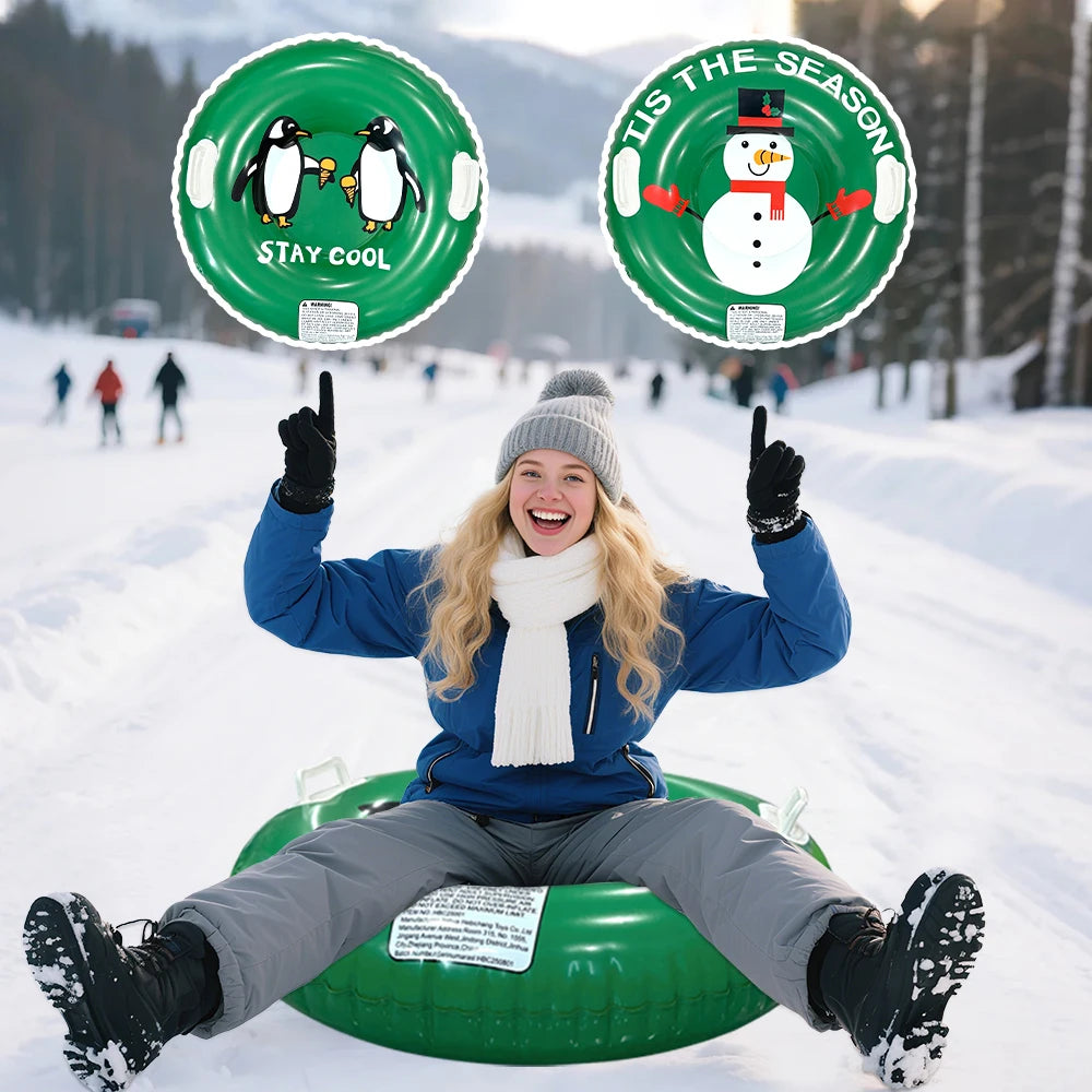 Nordspur | GlideOrb Inflatable Round Snow Sled