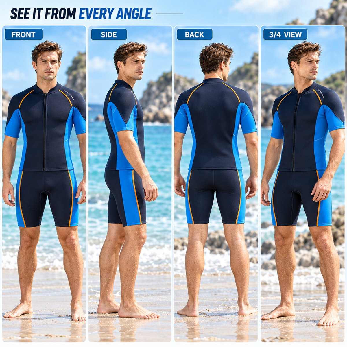 Nordspur | Glidefin Two-Piece Short Wetsuit