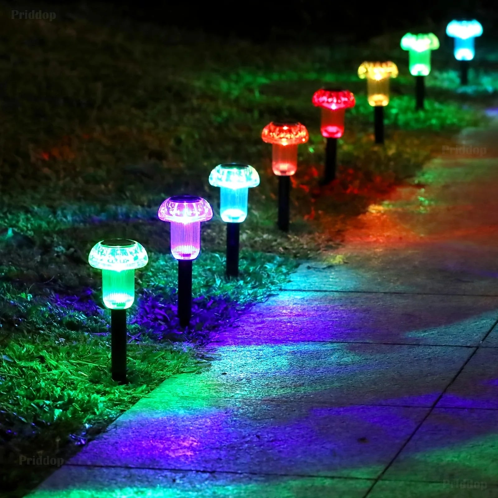 Nordspur | Glovina Solar Pathway Colour Changing LED Lights