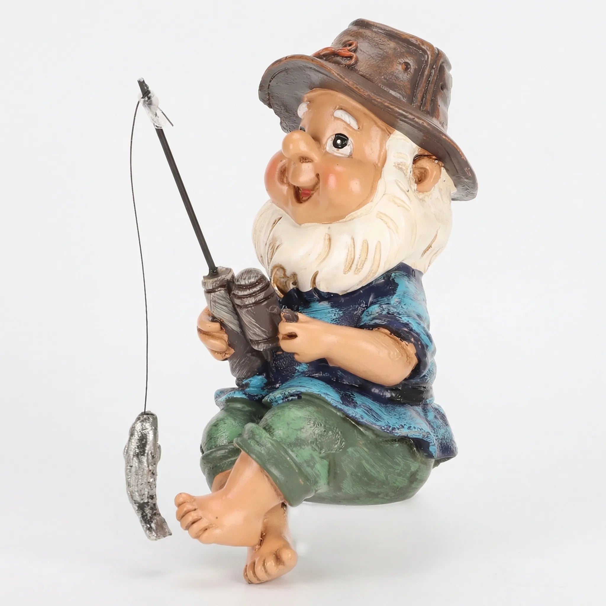 Nordspur | Gnombler Seated Fishing Gnome Garden Statue