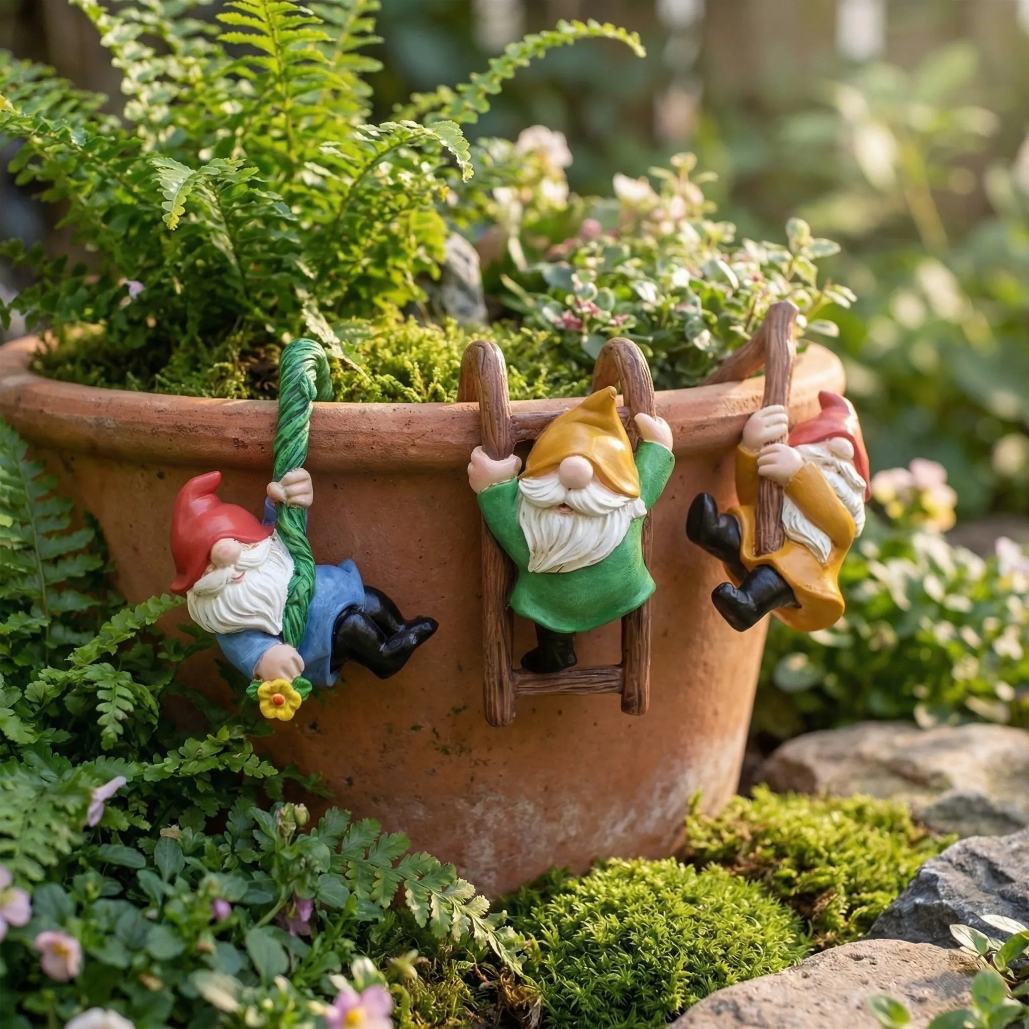 Nordspur | Gnombling Miniature Climbing Gnome Figurine Set
