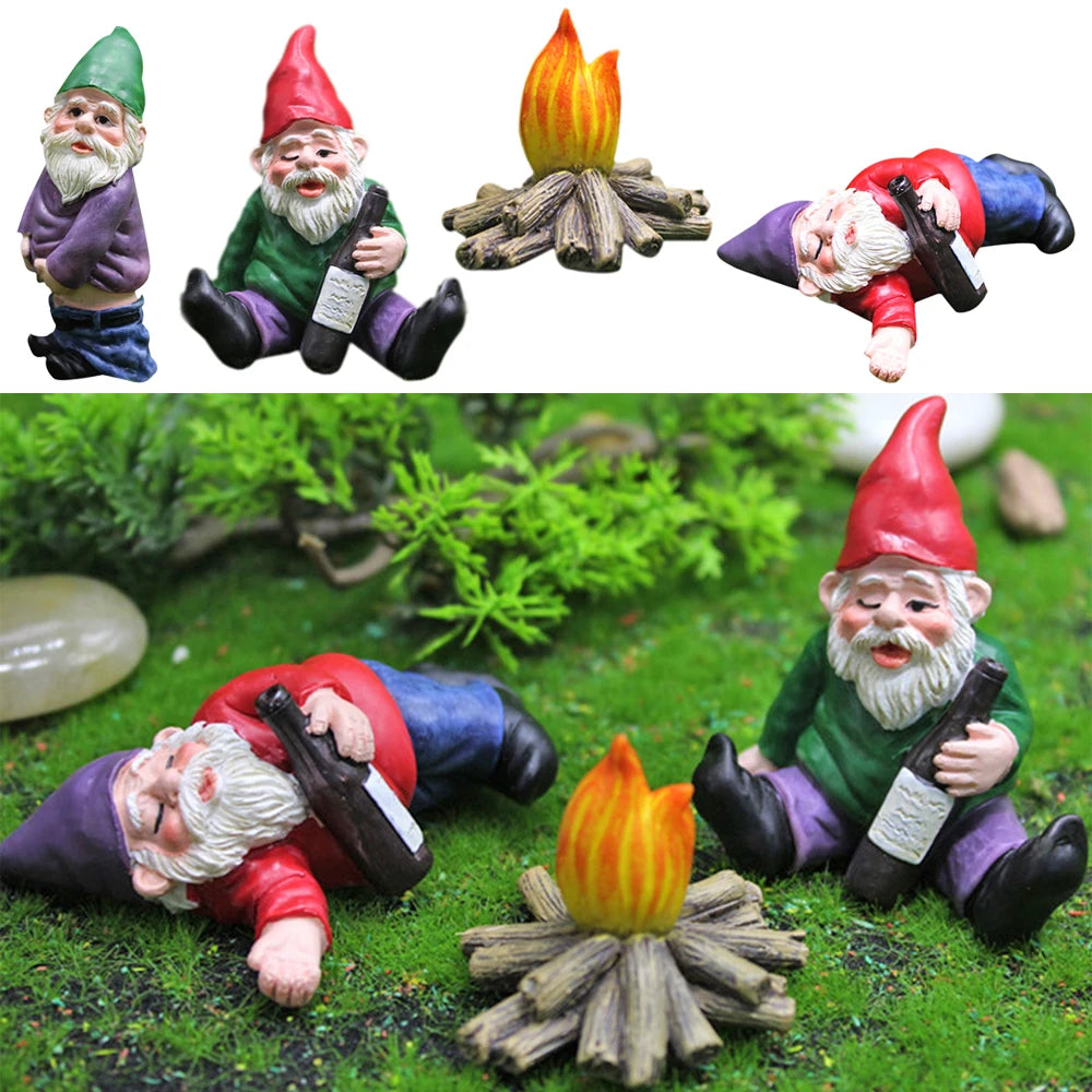 Nordspur | Gnomblr Humorous Miniature Gnome Figurine Set