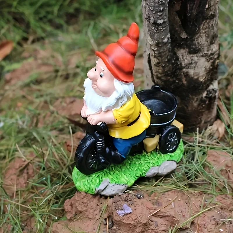 Nordspur | Gnomecycle Gnome Tricycle Outdoor Garden Statue