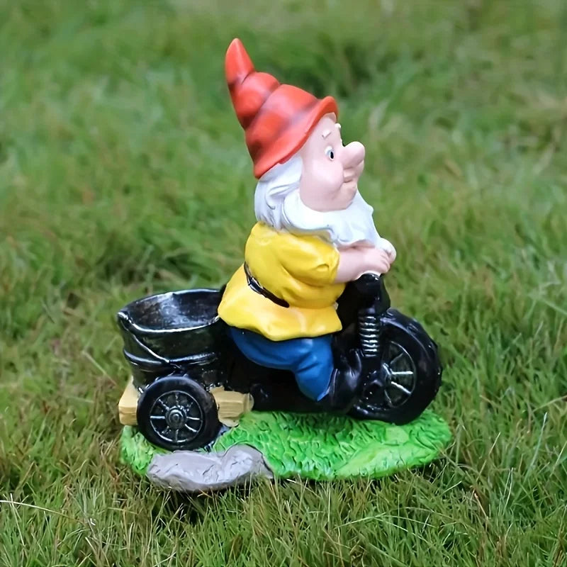 Nordspur | Gnomecycle Gnome Tricycle Outdoor Garden Statue